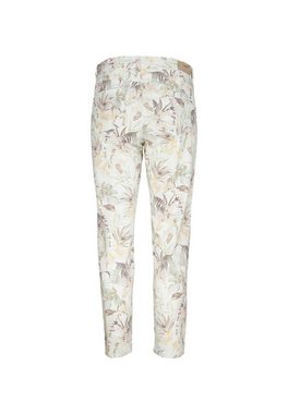 ANGELS 7/8-Jeans Jeans Ornella mit Palmen-Print mit Label-Applikationen