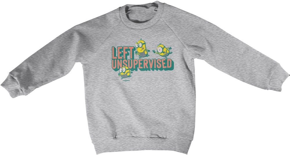 Minions Sweatshirt Minions Left Unsupervised Kids Sweatshirt