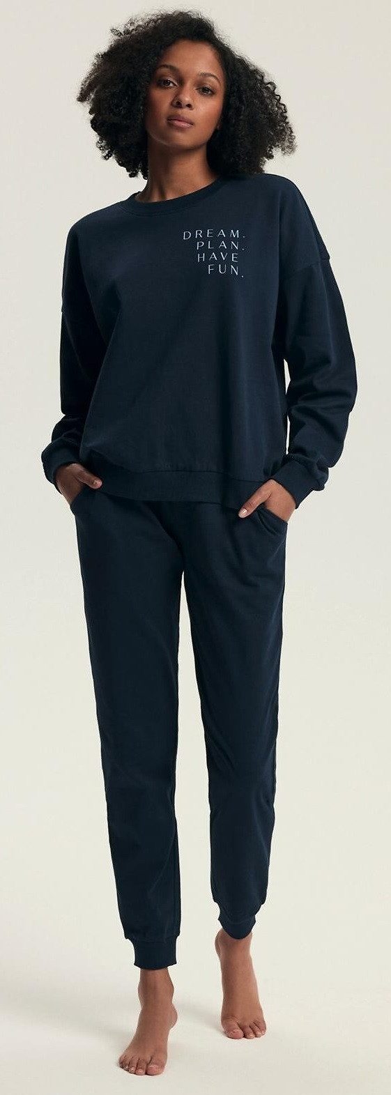 Henderson Schlafanzug Damen, perfekt als Loungewear oder Nachtwäsche