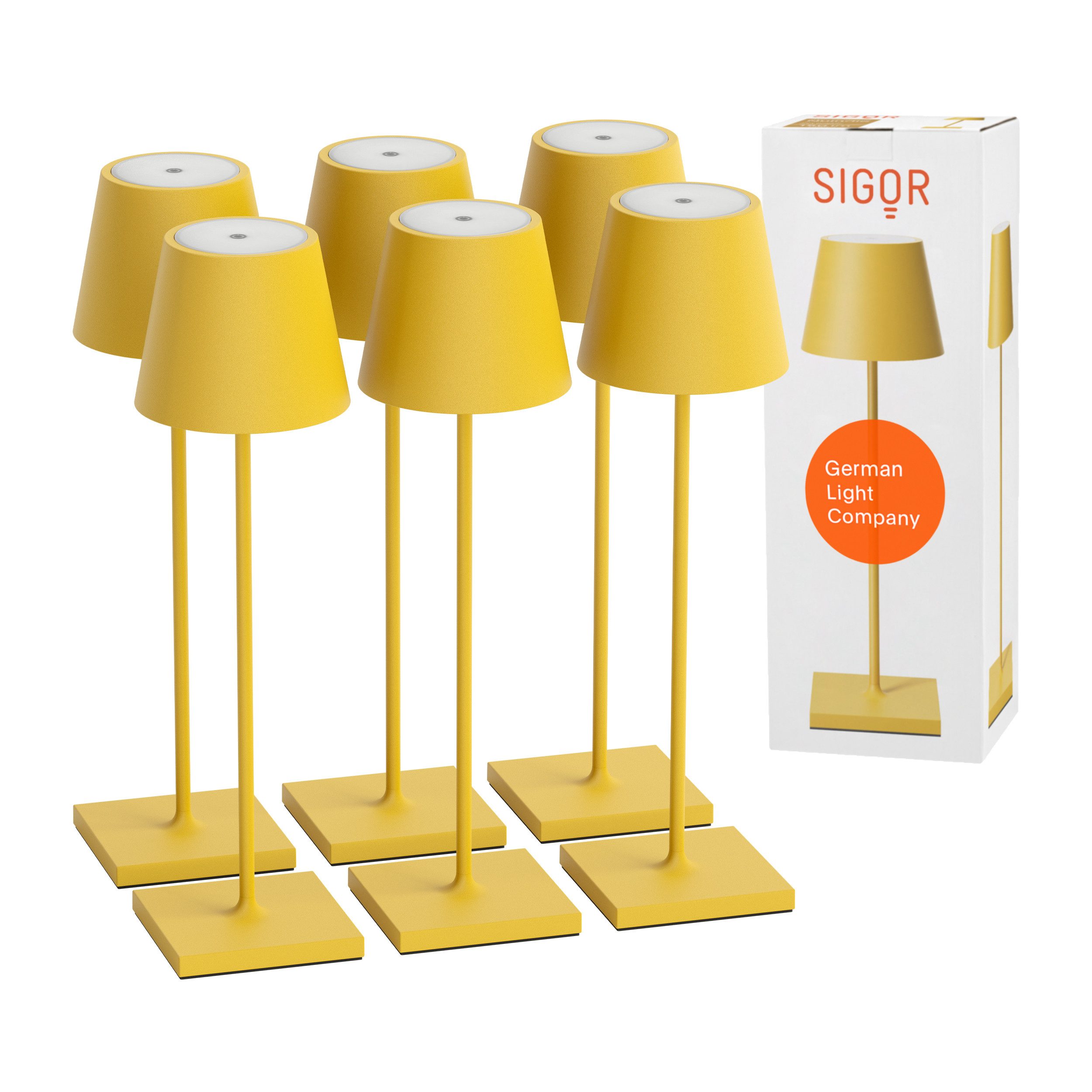 SIGOR LED Tischleuchte, Dimmbar, LED fest integriert, 2.700 + 2.200 K