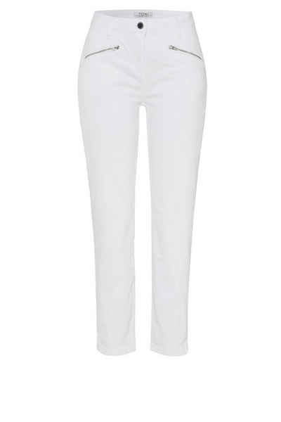 TONI 7/8-Jeans Perfect Shape Pocket 7/8 mit schrägen Reißverschlusstaschen
