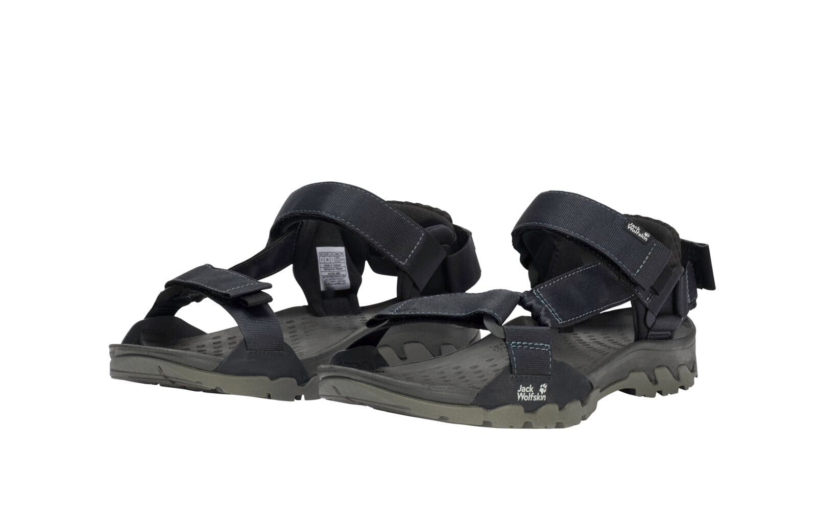 Jack Wolfskin Ridge schwarz Damen Sandale