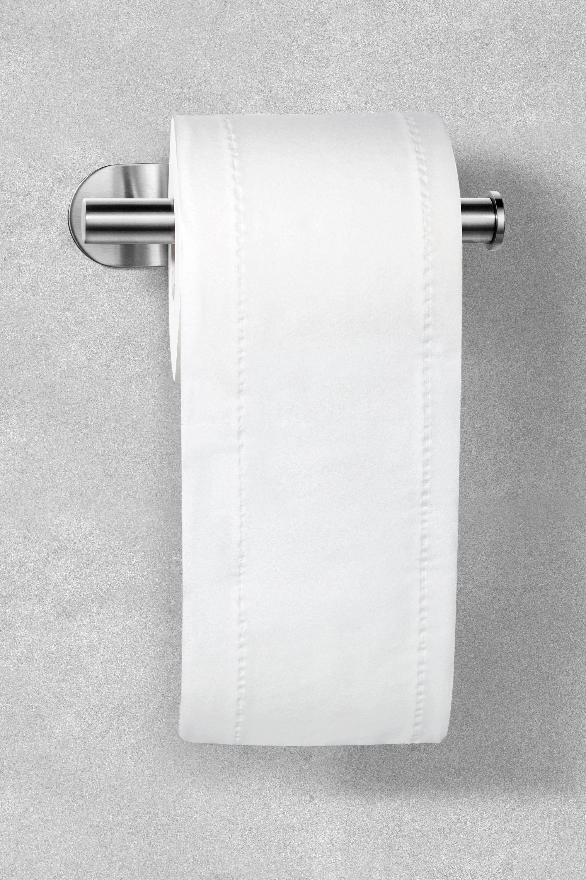Ambrosya Toilettenpapierhalter Selbstklebender Klopapierhalter aus Edelstahl, Klopapier Halterung (Packung), Leichte Montage – Bild 5 von 5