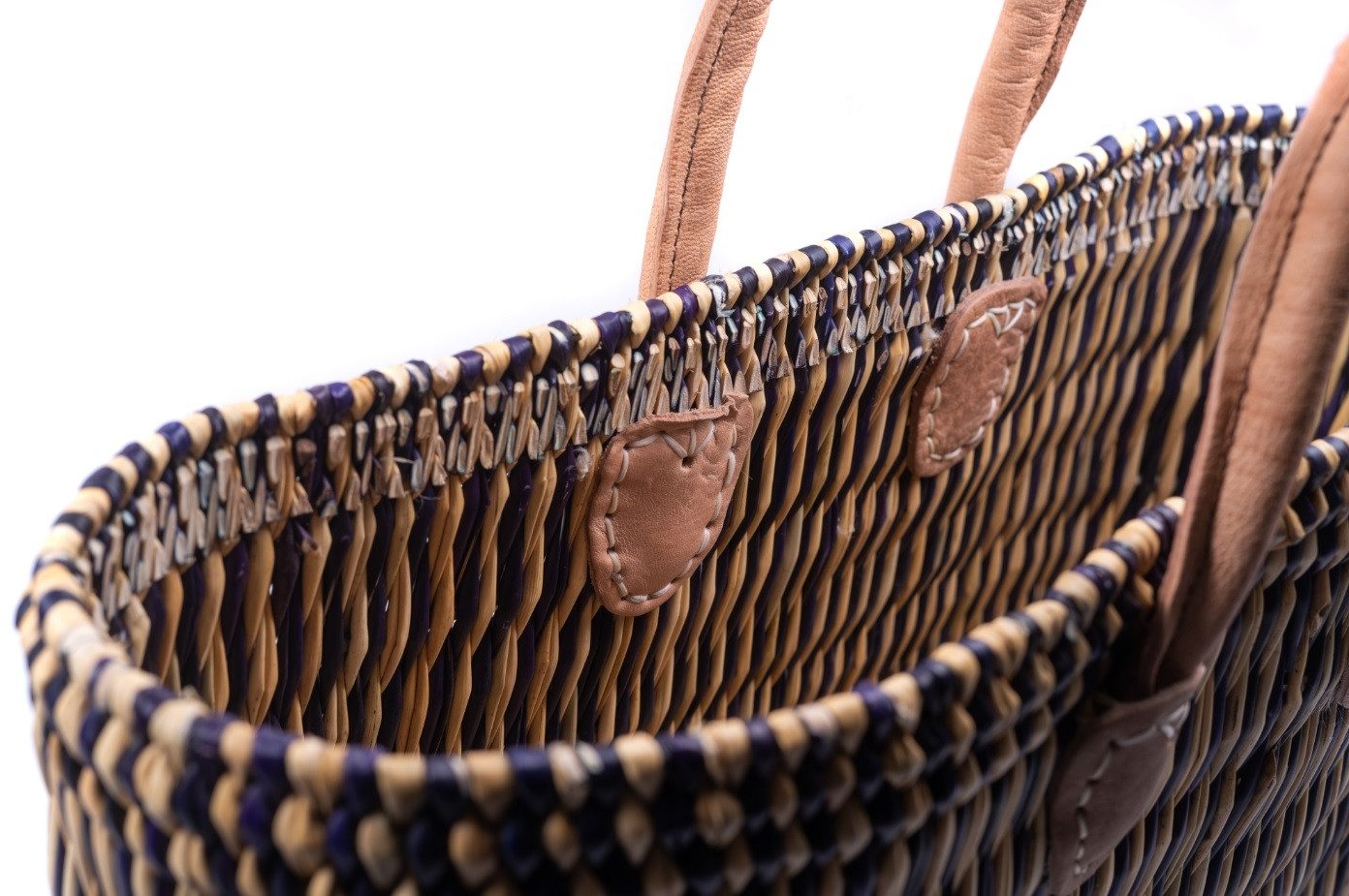 El Puente Einkaufskorb Souk-Tasche "Zebra", Handmade, Handmade