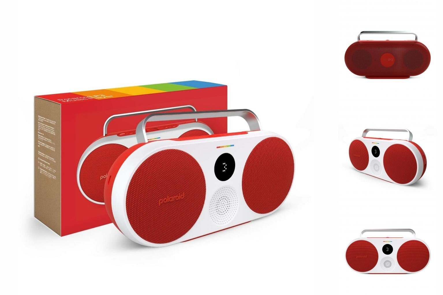Polaroid Tragbare Bluetooth-Lautsprecher Polaroid P3 Lautsprecher Rot