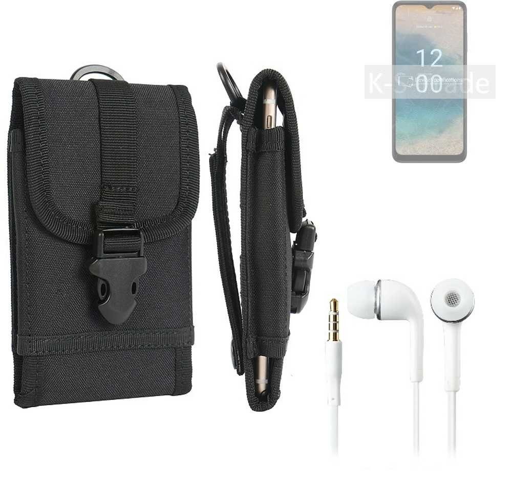 K-S-Trade Handyhülle für Nokia G22, Holster Schutz Hülle Gürteltasche Handy Hülle Tasche outdoor