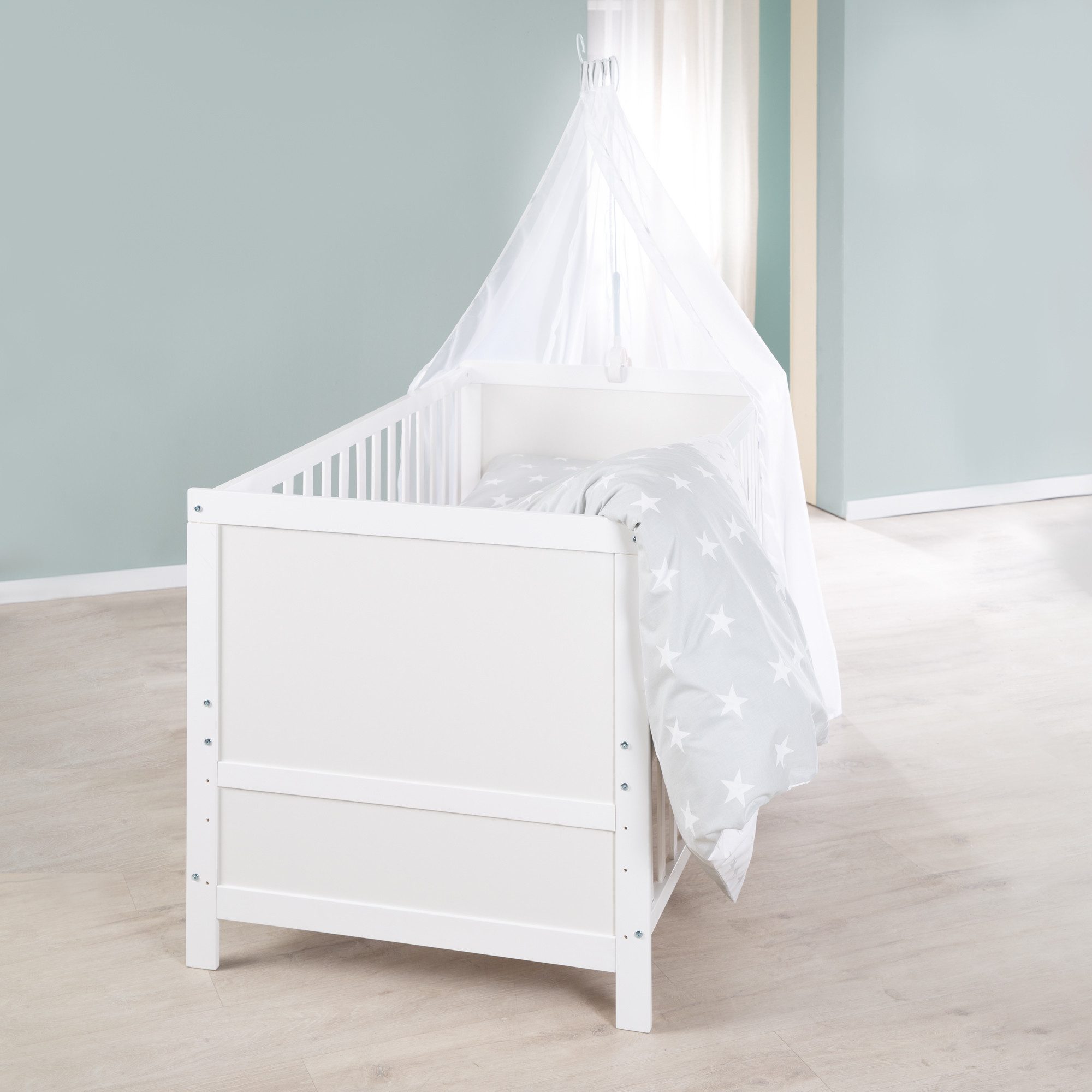 roba® Komplettbett Sterne grau, 70 x günstig online kaufen