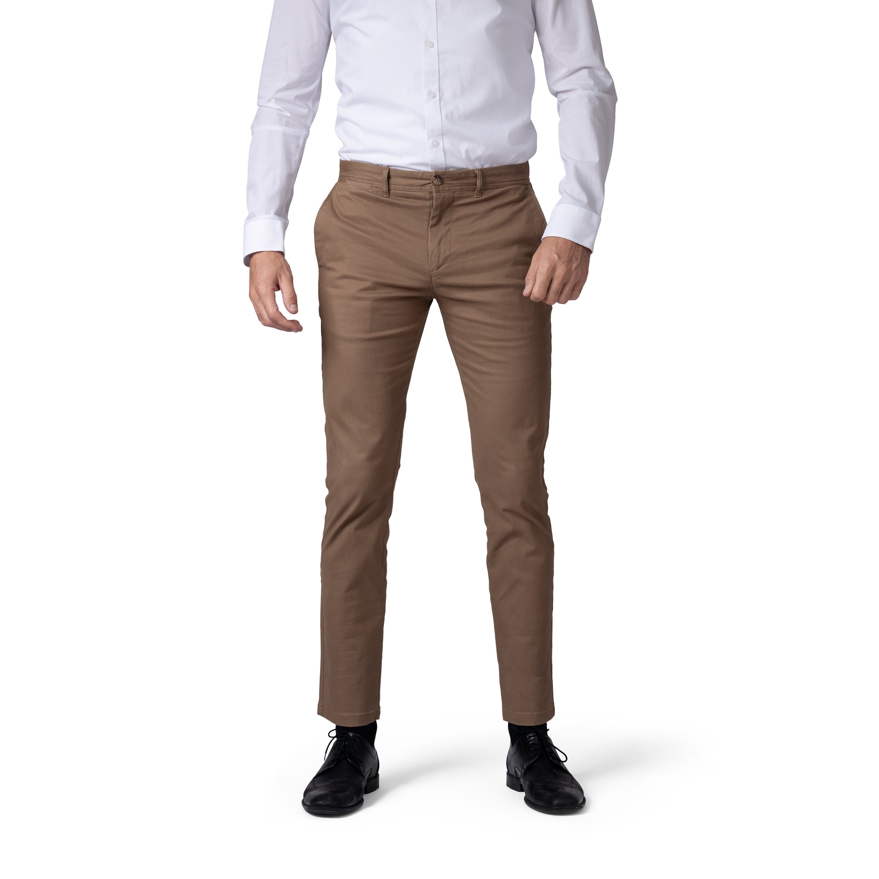 Hirschthal Chinohose Herren Chino Hose Herrenhose Casual Slim-Fit mit Stret günstig online kaufen