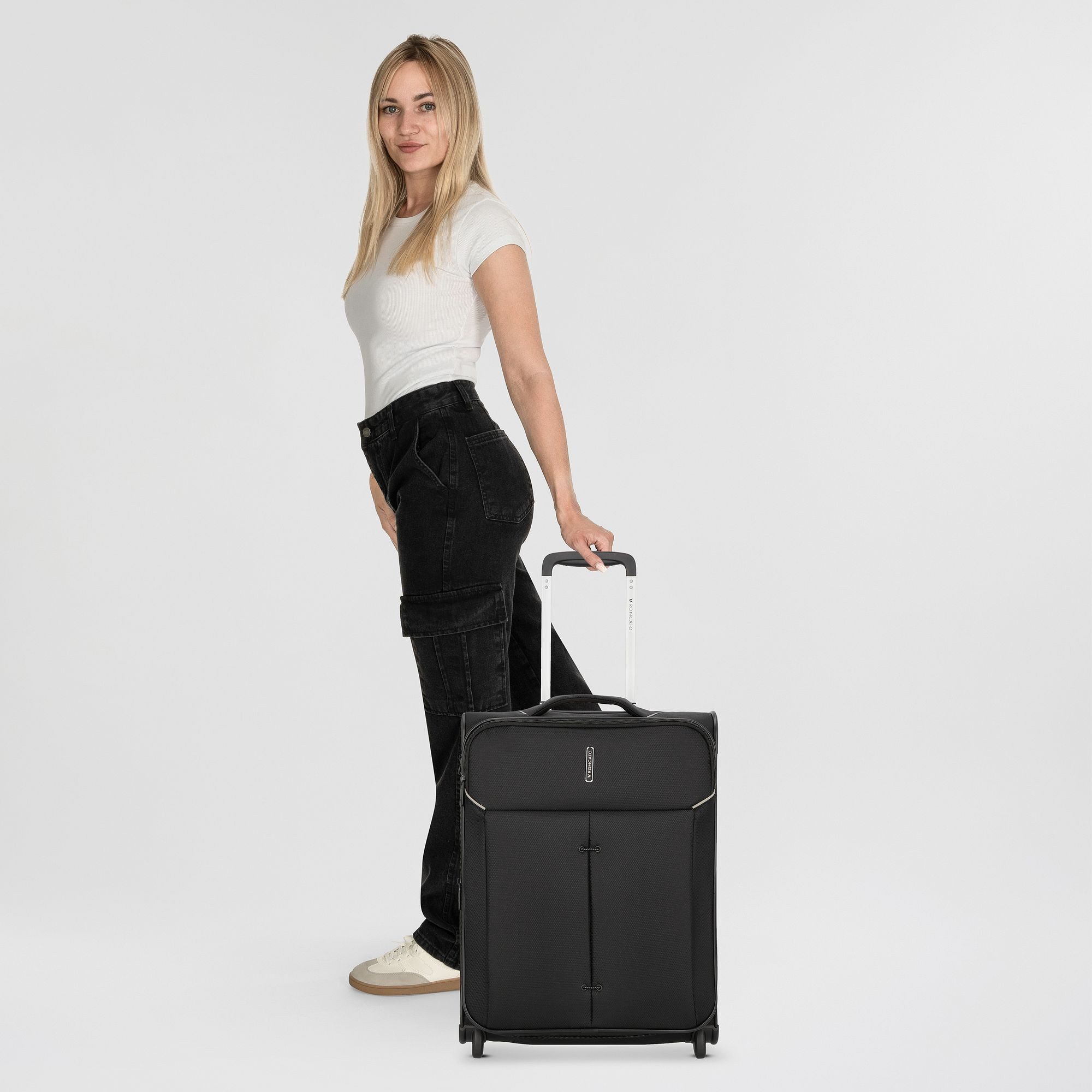 RONCATO Handgepäck-Trolley Ironik 2.0, 4 Rollen, PET
