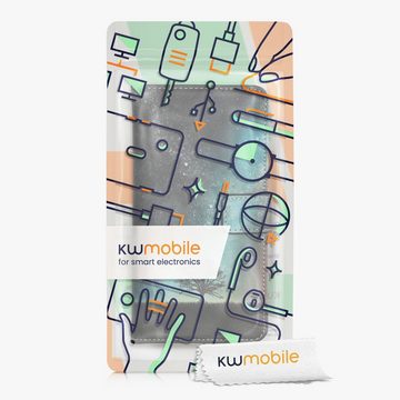 kwmobile Handyhülle Wallet Case kompatibel mit Motorola Moto G72, Hülle mit Ständer Kartenfächer - Handyhülle