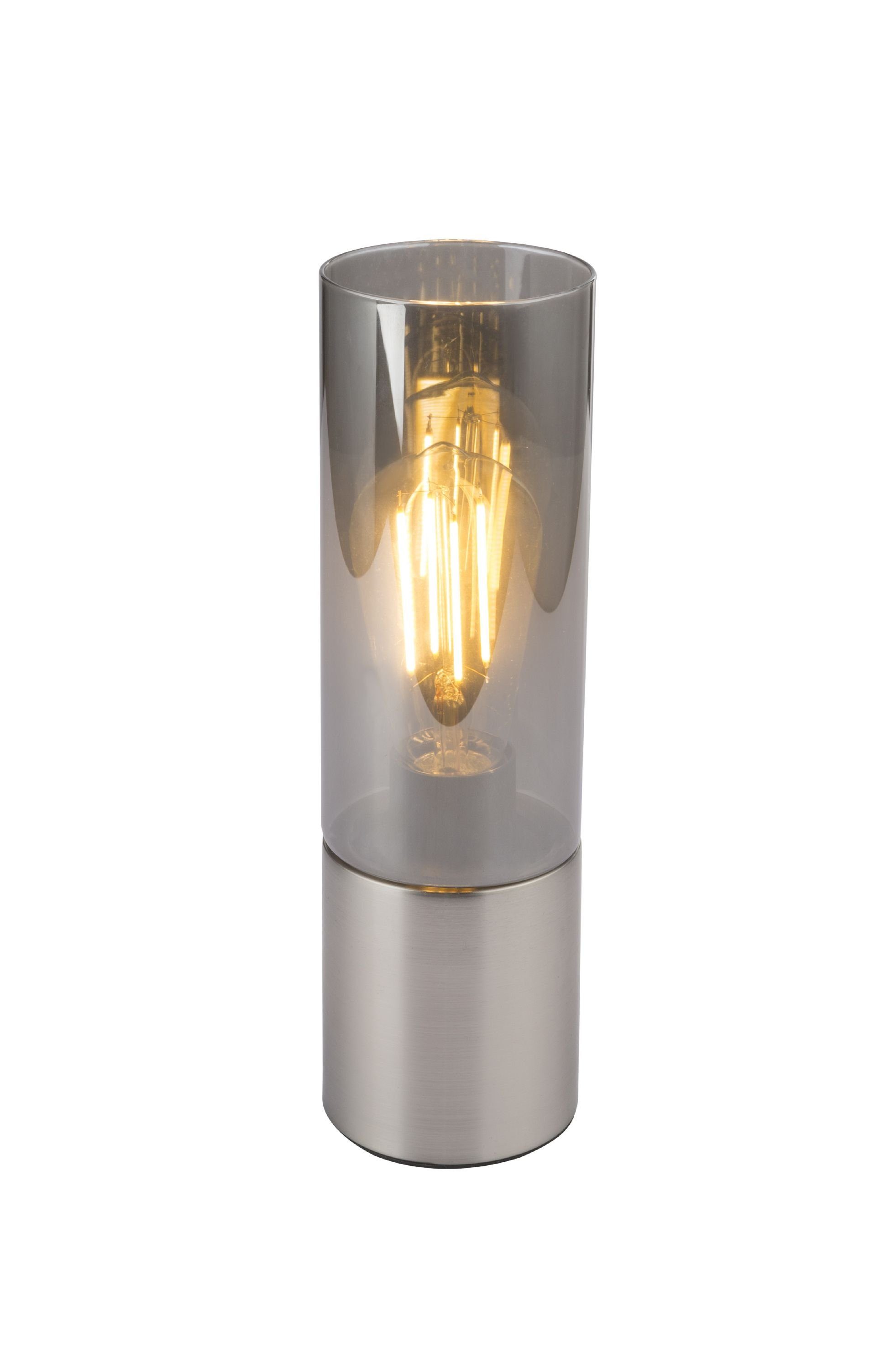 GLOBO LIGHTING Tischleuchte GLOBO Lighting Tischleuchte ANNIKA DH 9x30 cm grau Tischlampe