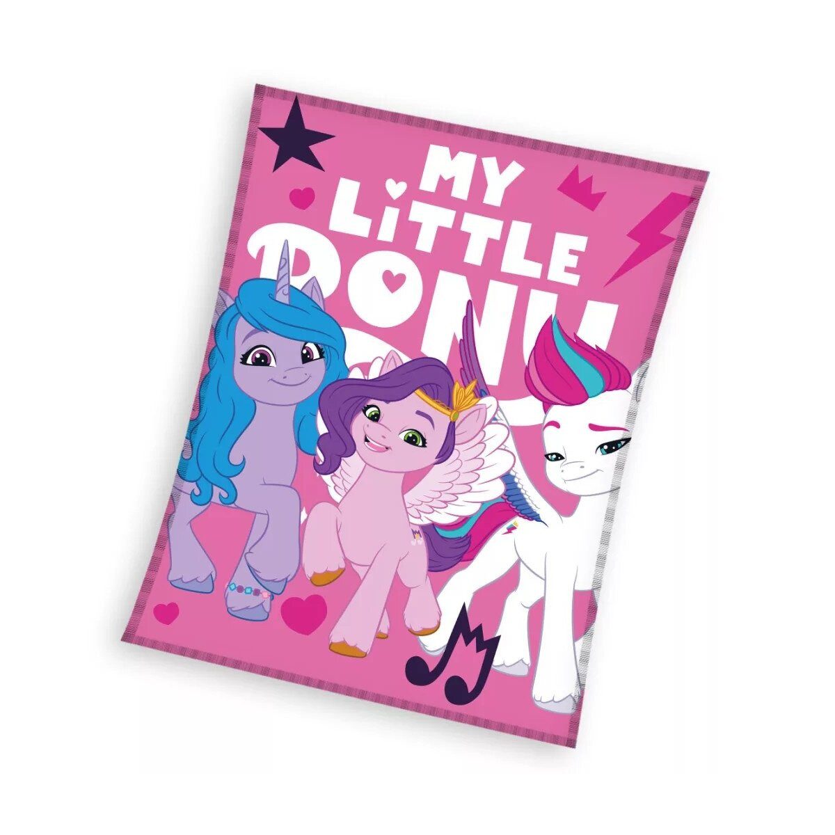 Wohndecke My Little Pony Harmony Coral Fleece Polardecke 130x170cm, My Little Pony, Geschenkidee für Mädchen und Jungen