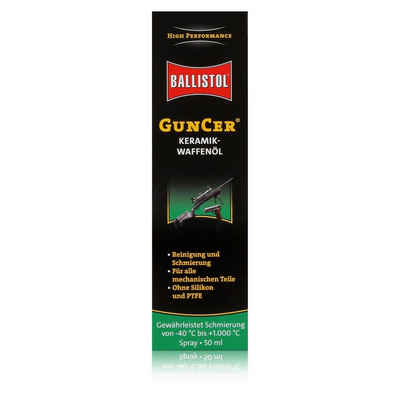 Ballistol Multifunktionsöl Ballistol GunCer Keramik-Waffenöl Spray 50ml - Ohne Silikon & PTFE (1e