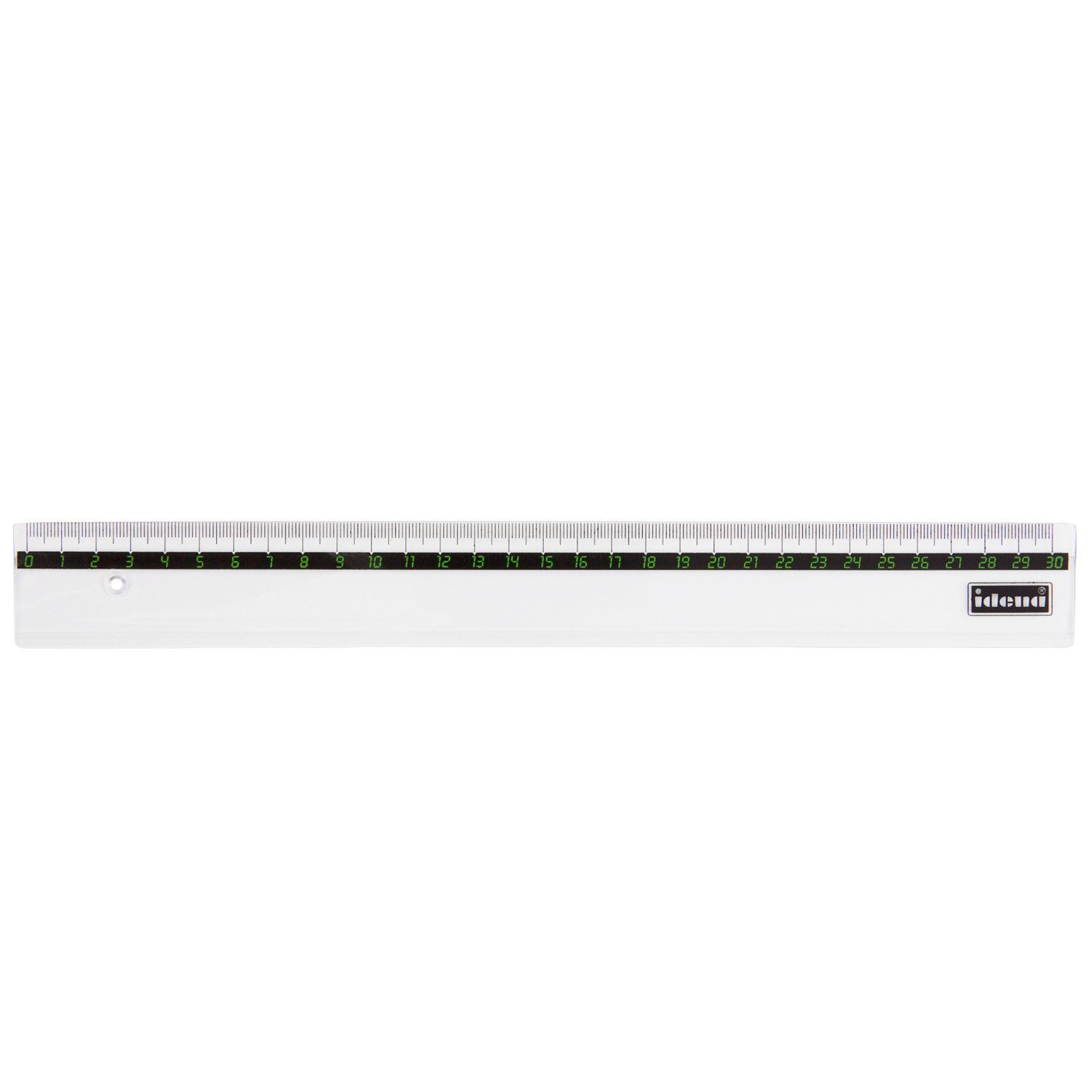 Idena Lineal Idena 602023 - Kunststoff-Lineal mit 30 cm Länge, Millimeter- und – Bild 3 von 5