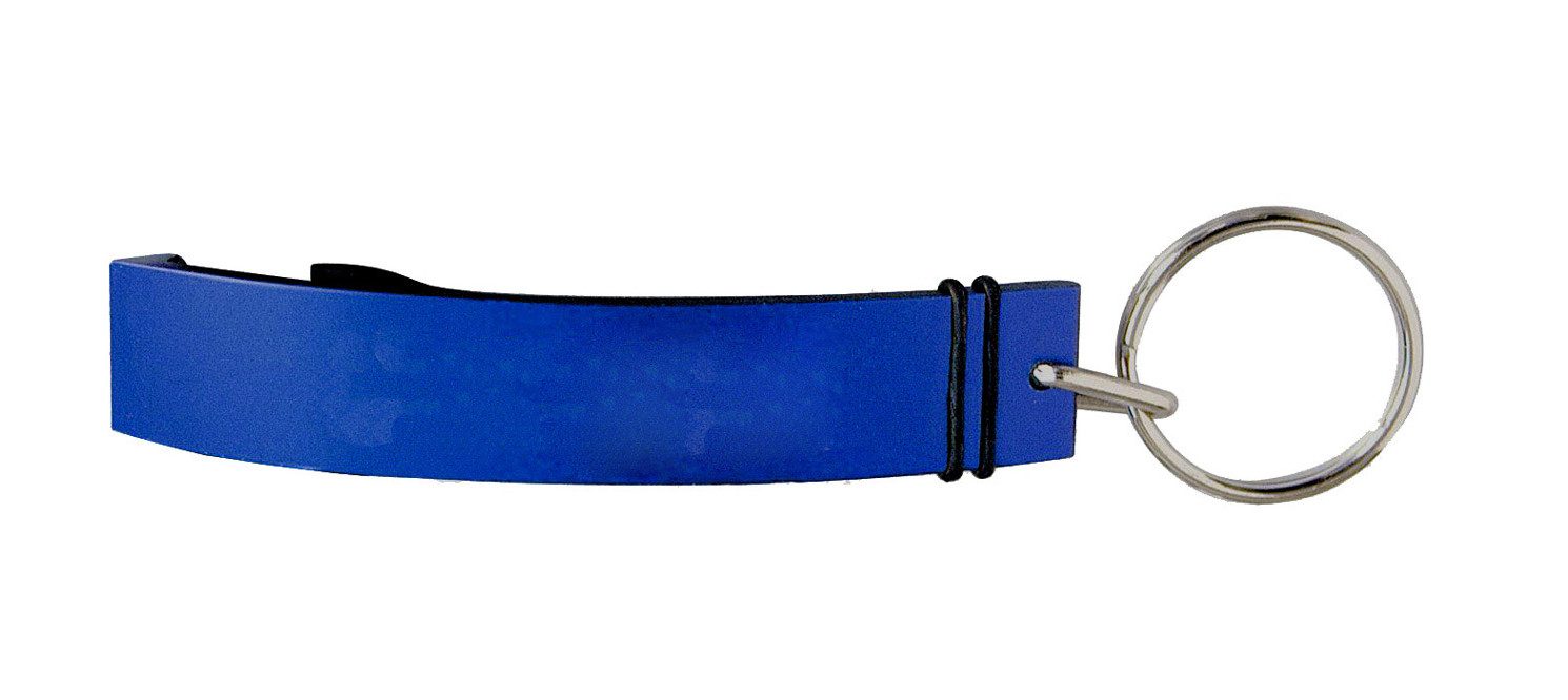 Schlüsselanhänger Schlüsselanhänger / mit Flaschenöffner / Farbe: blau