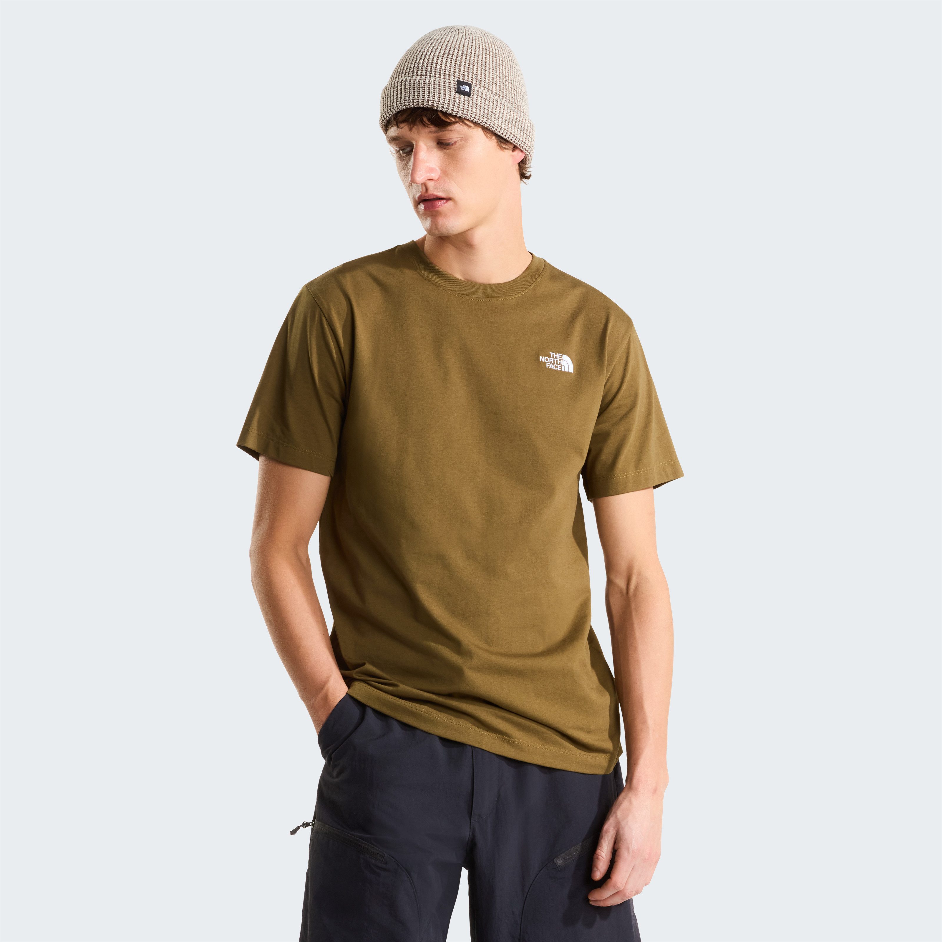 The North Face T-Shirt M EVOLUTION SIMPLE DOME REGULAR SHORT SL normale Passform, Kurzarm, für den Alltag, aus Baumwolle