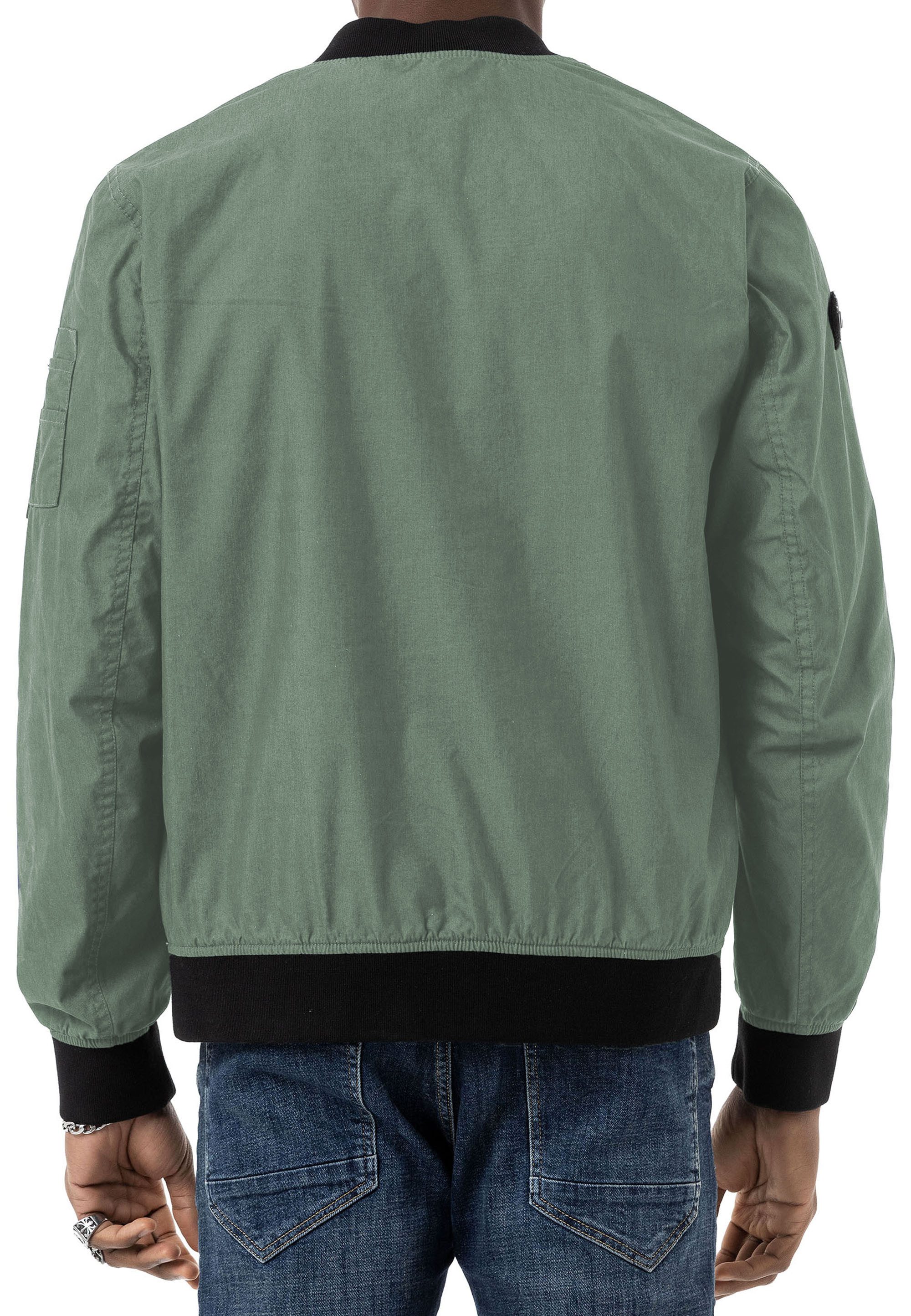 RedBridge Blouson mit Stehkragen Reißverschluss und Rippenbund Übergangsjacke – Bild 4 von 4