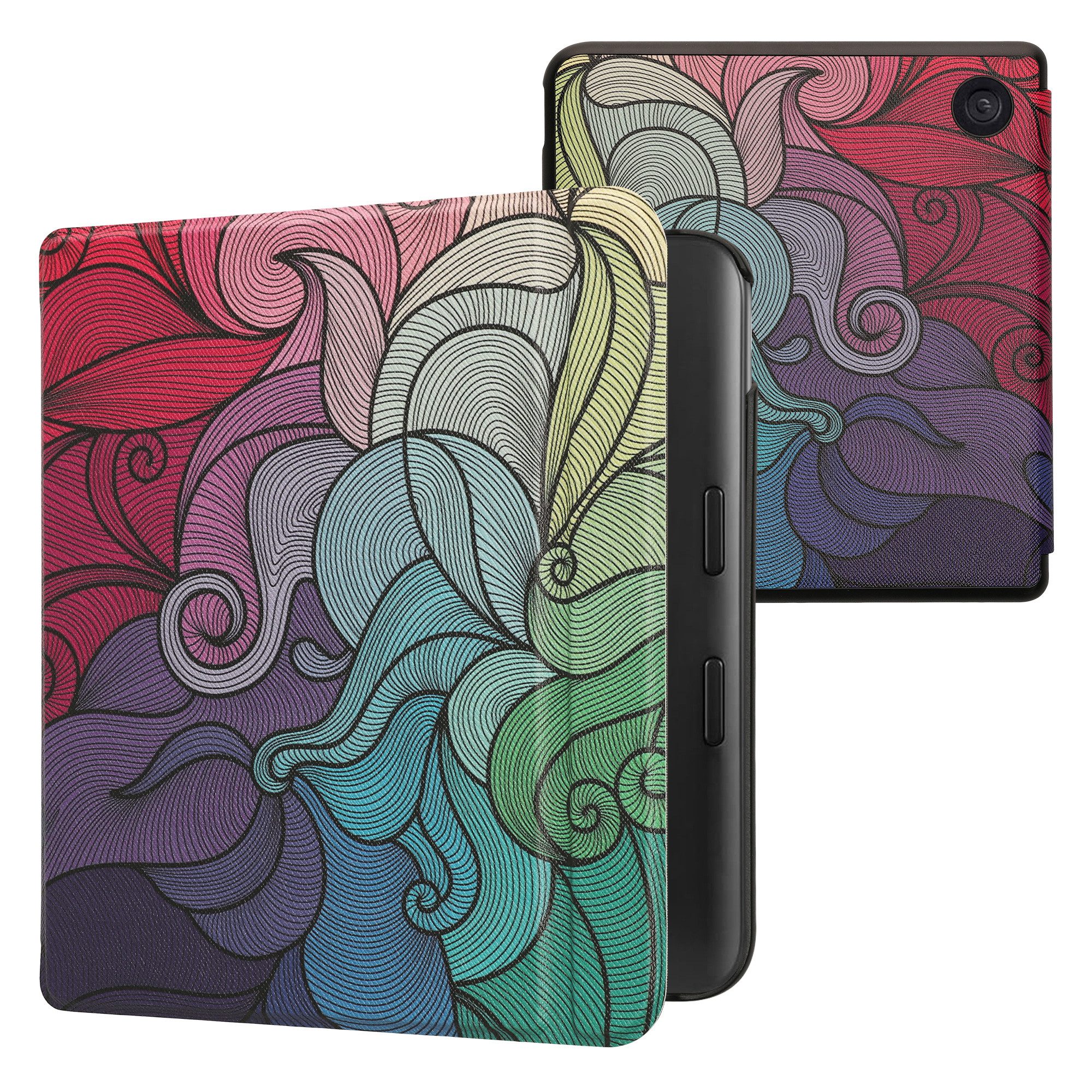 kwmobile E-Reader-Hülle Klapphülle für Kobo Kobo Libra Colour / Tolino Vision Color, Hülle eReader