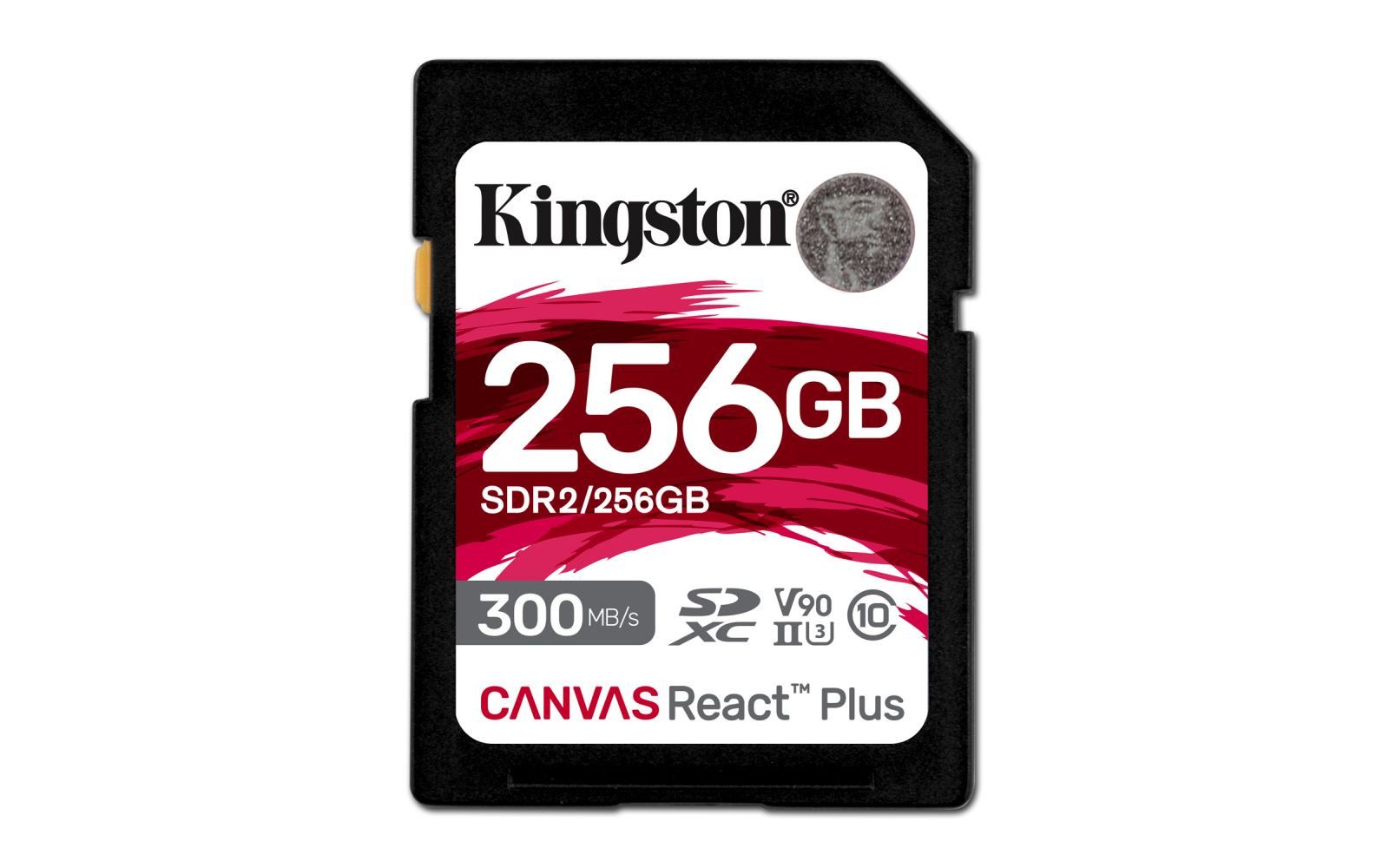 Kingston Technology 256GB Canvas React Plus SDXC UHS-II 300R/260W U3 V90 for... Speicherkarte