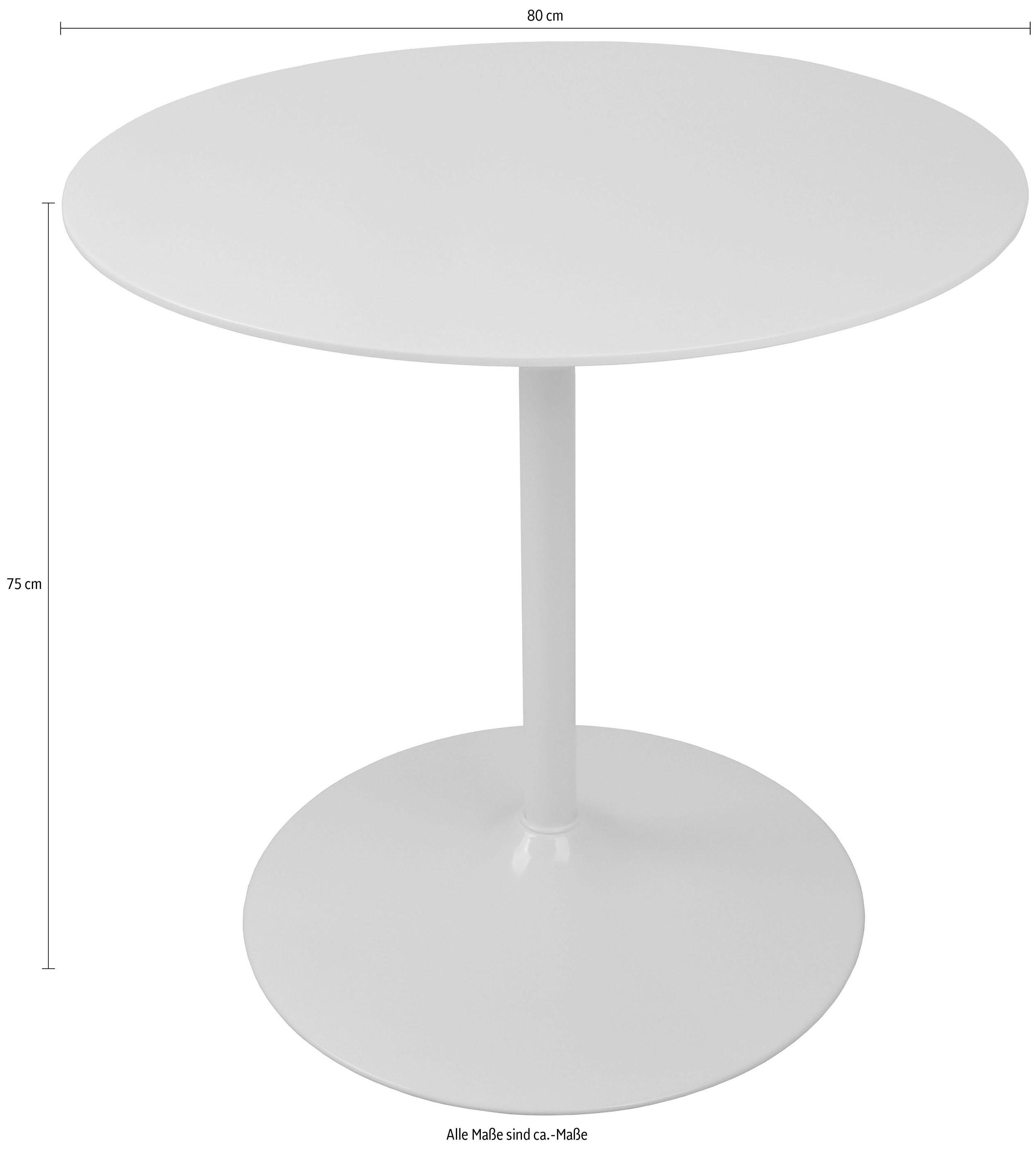 SalesFever Esstisch, rund, Tulpentisch Bistro Tisch