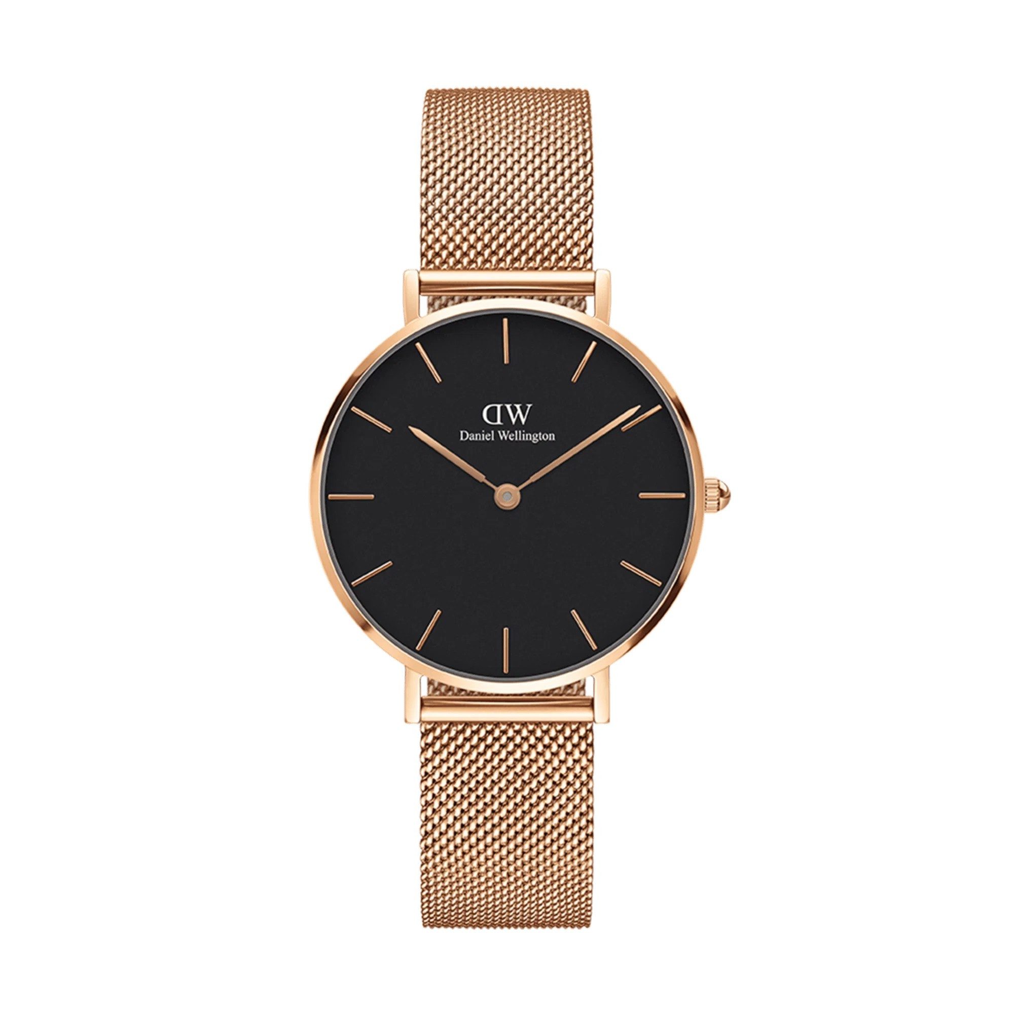 Quarzuhr Petite Melrose Black