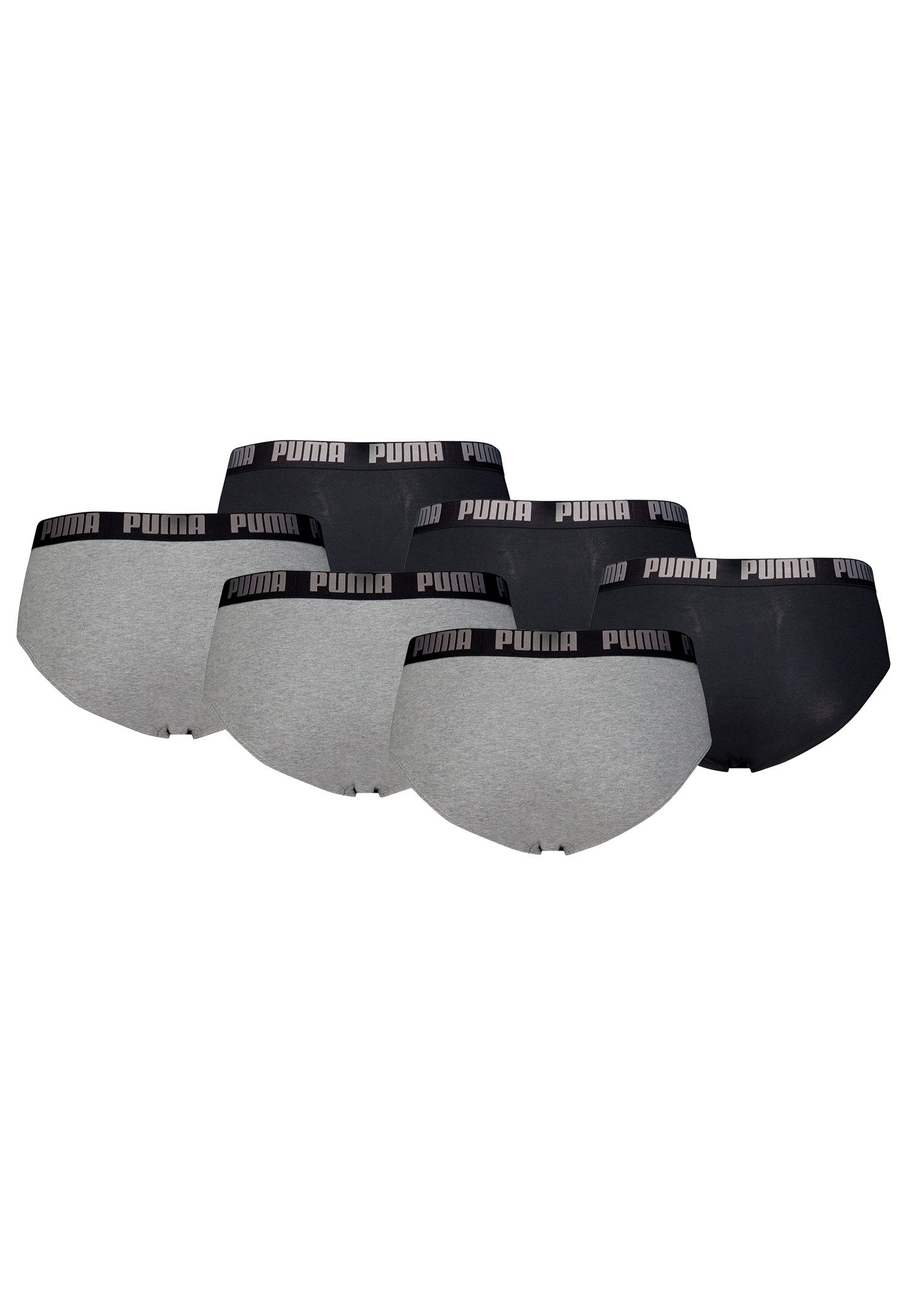 PUMA Boxershorts MEN EVERYDAY BRIEF 6P (Spar-Pack, 6-St., 6er-Pack)