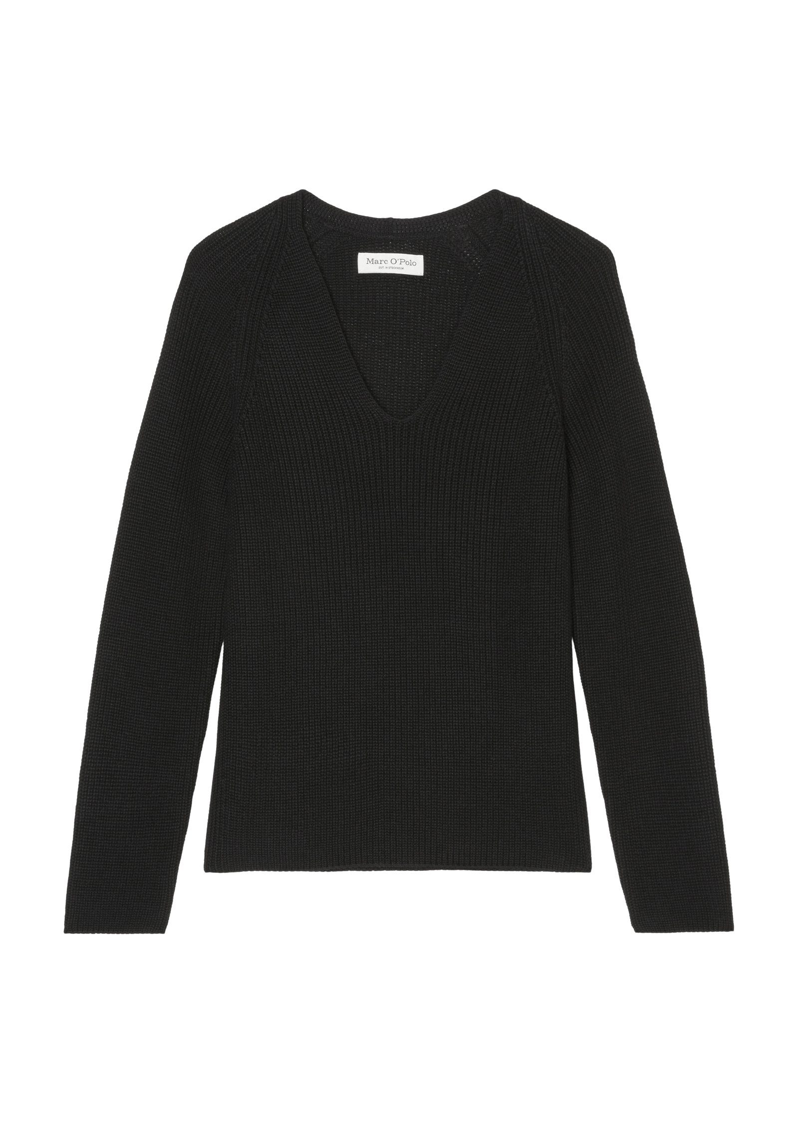 O'Polo V-Ausschnitt-Pullover black Marc