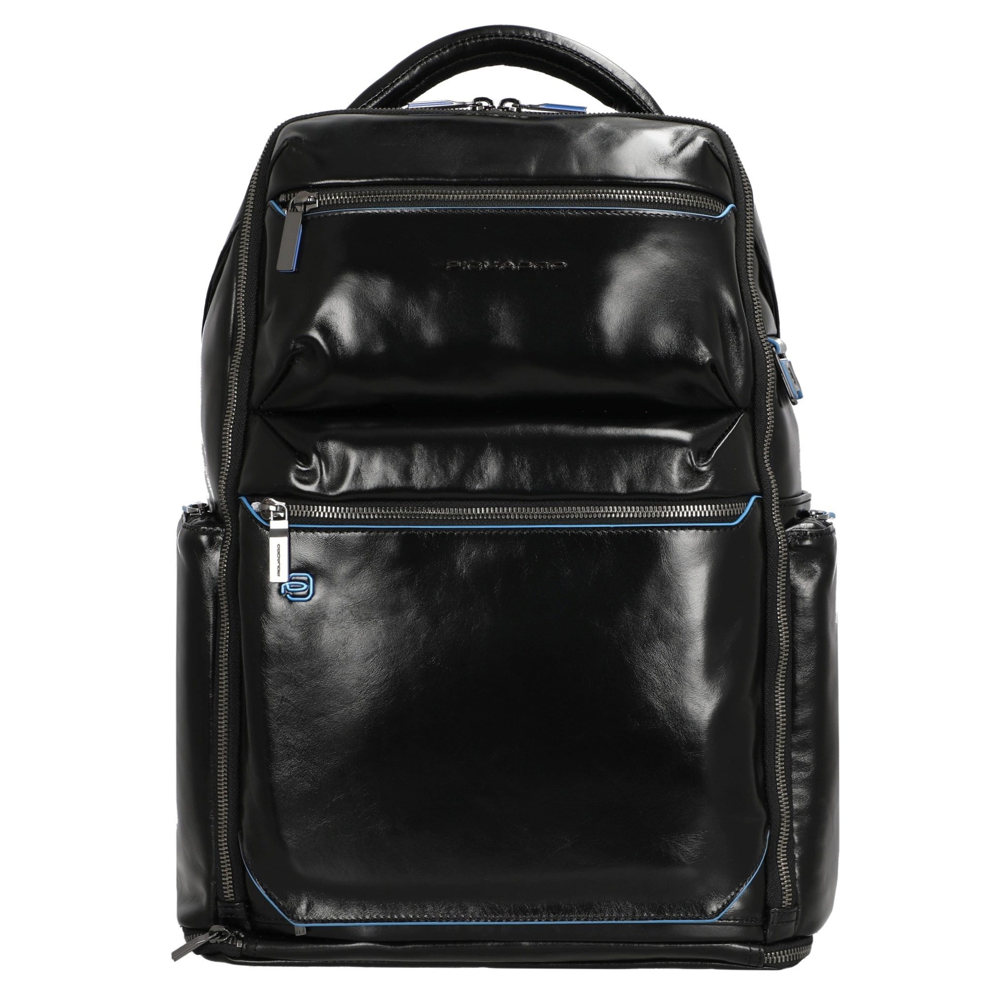 Piquadro Laptoprucksack Blue Square - Laptoprucksack 15.6" 42 cm (black)