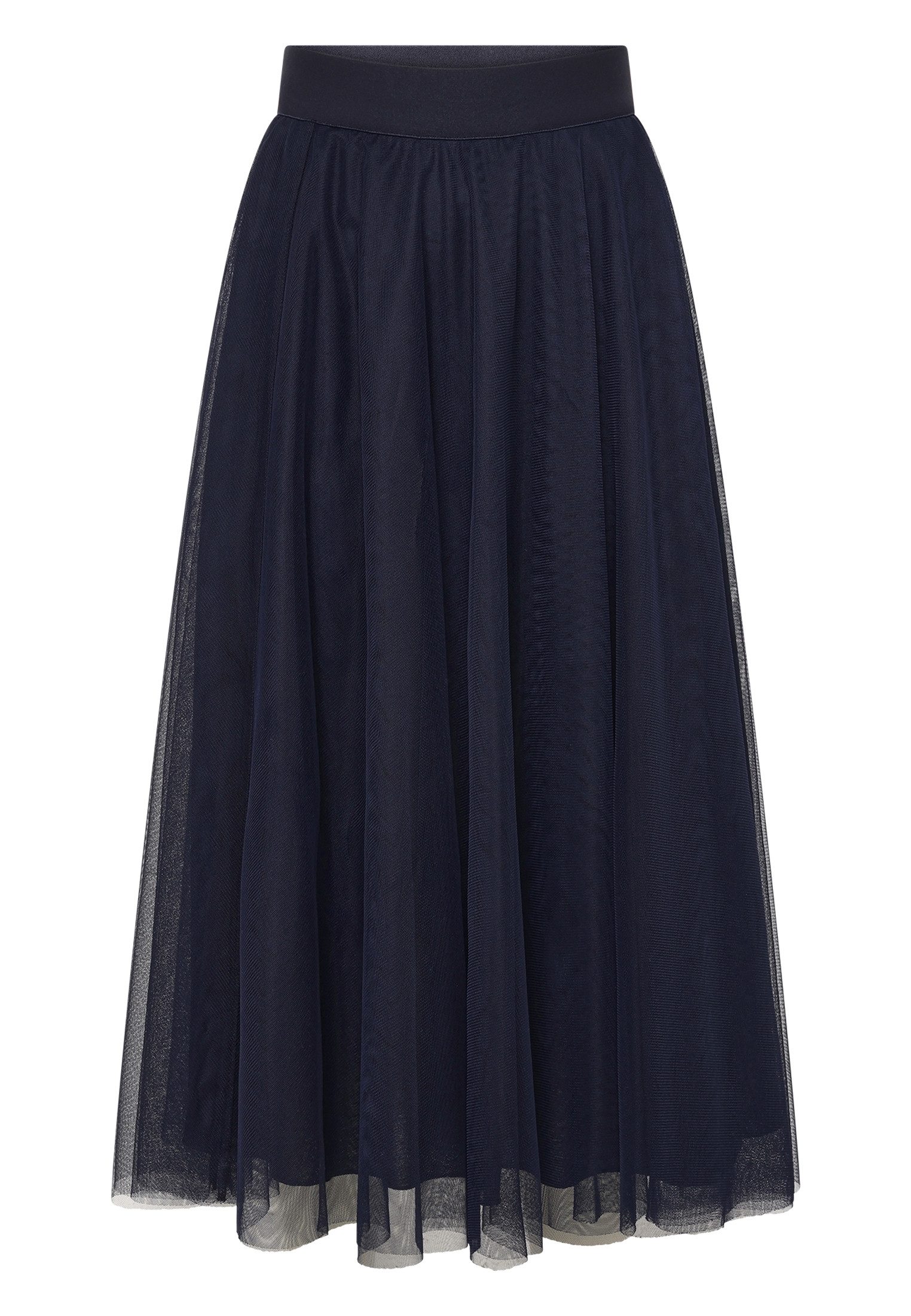 Zero Midirock Damen mit elastischem Bund Material. günstig online kaufen