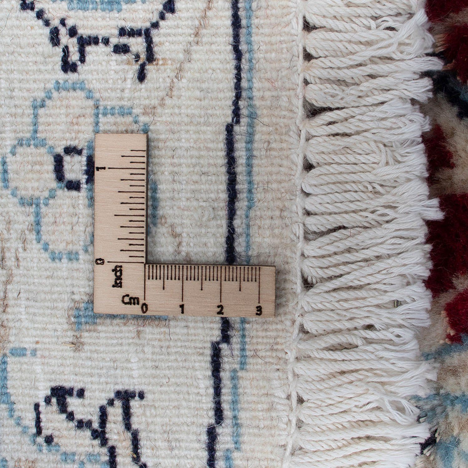 Wollteppich Nain mit cm, Zertifikat 10 Unikat x morgenland, chiaro 250 Medaillon Marrone mm, rechteckig, 358 Höhe