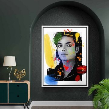 DOTCOMCANVAS® Leinwandbild Micheal Jackson, Leinwandbild Michael Jackson Portrait Pop Art Popsänger Singer Musik