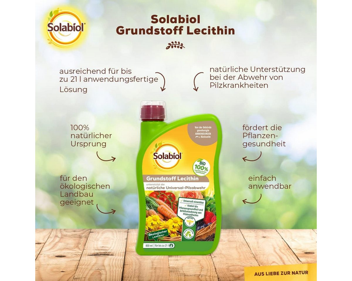 Thumbnail - Solabiol Pflanzen-Pilzfrei Solabiol Grundstoff Lecithin 800 ml Konzentrat