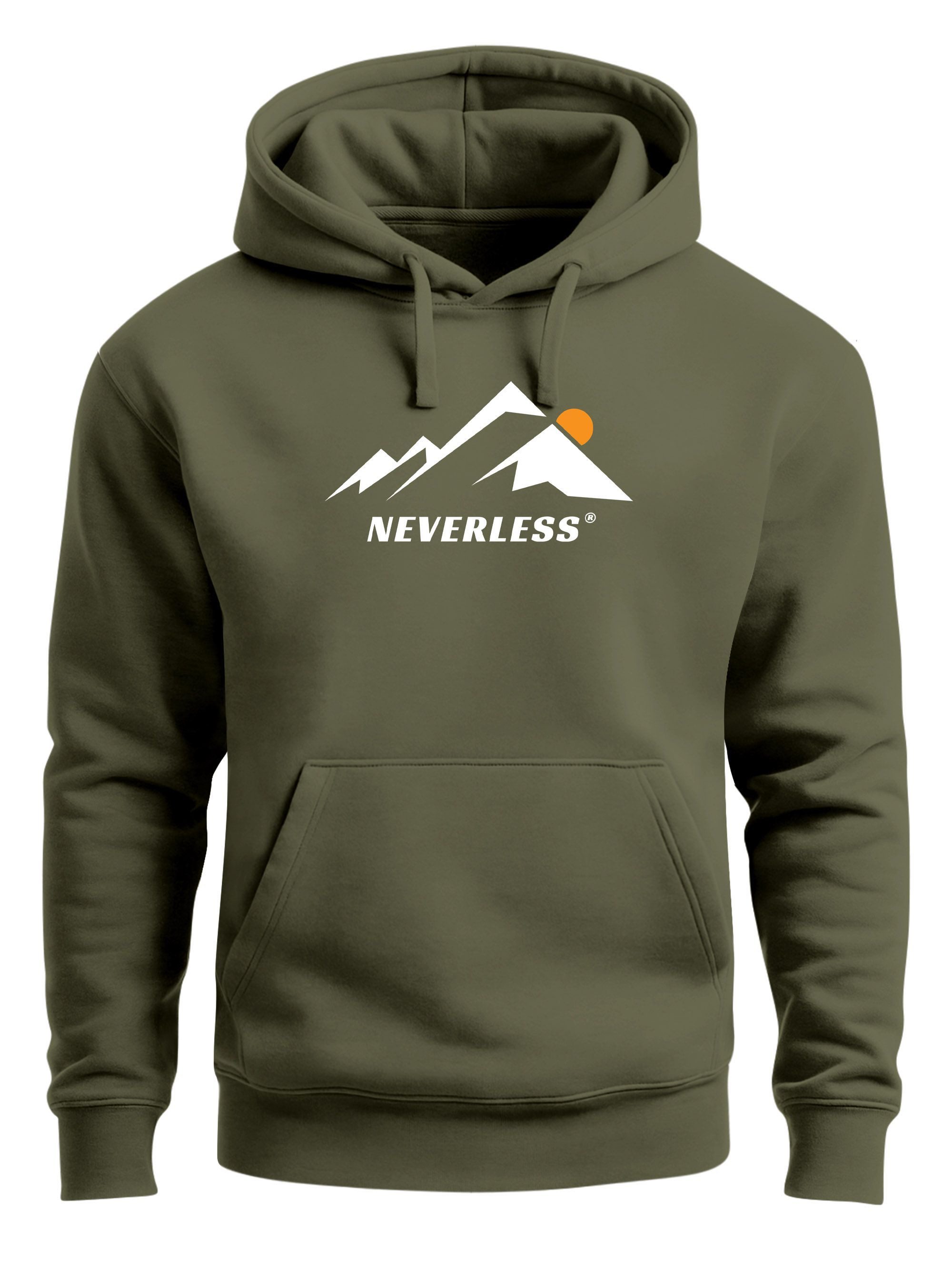 Hoodie Hoodie Herren Print Mountain Grafik Print Kapuzen-Pullover Männer