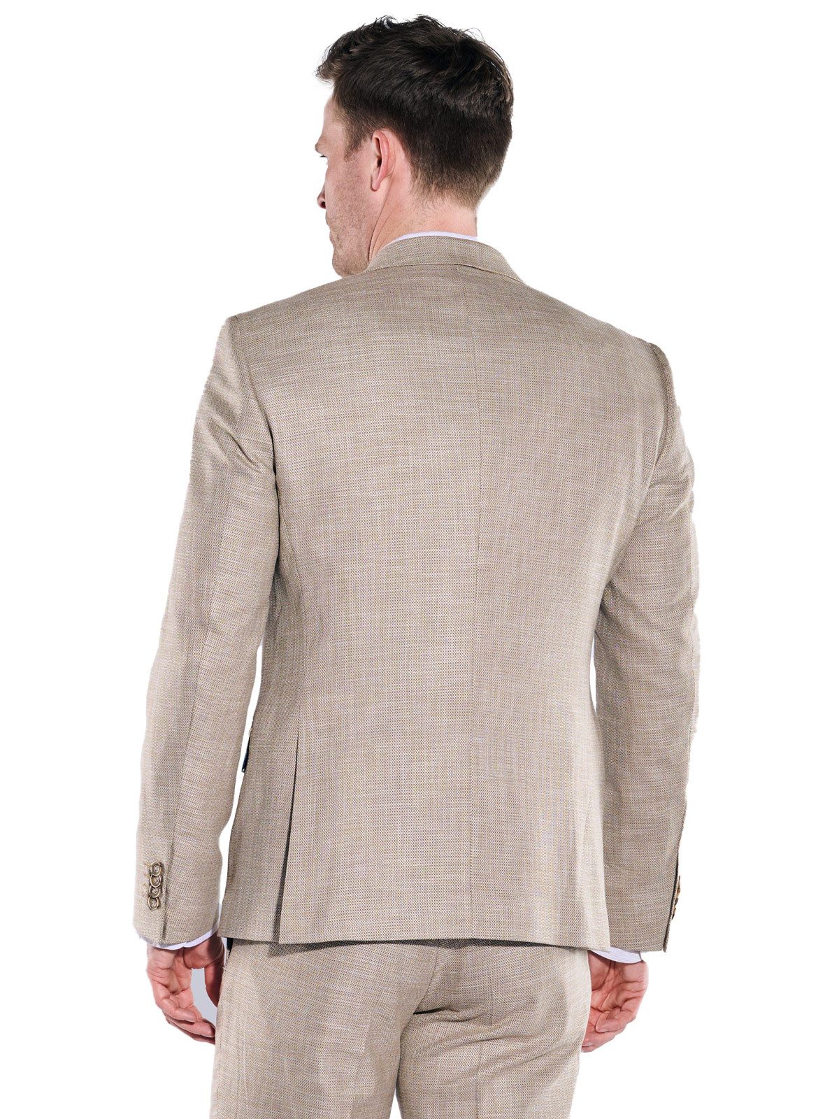 Engbers Anzugsakko Herren Anzug-Sakko slim fit, Beige – Bild 2 von 5