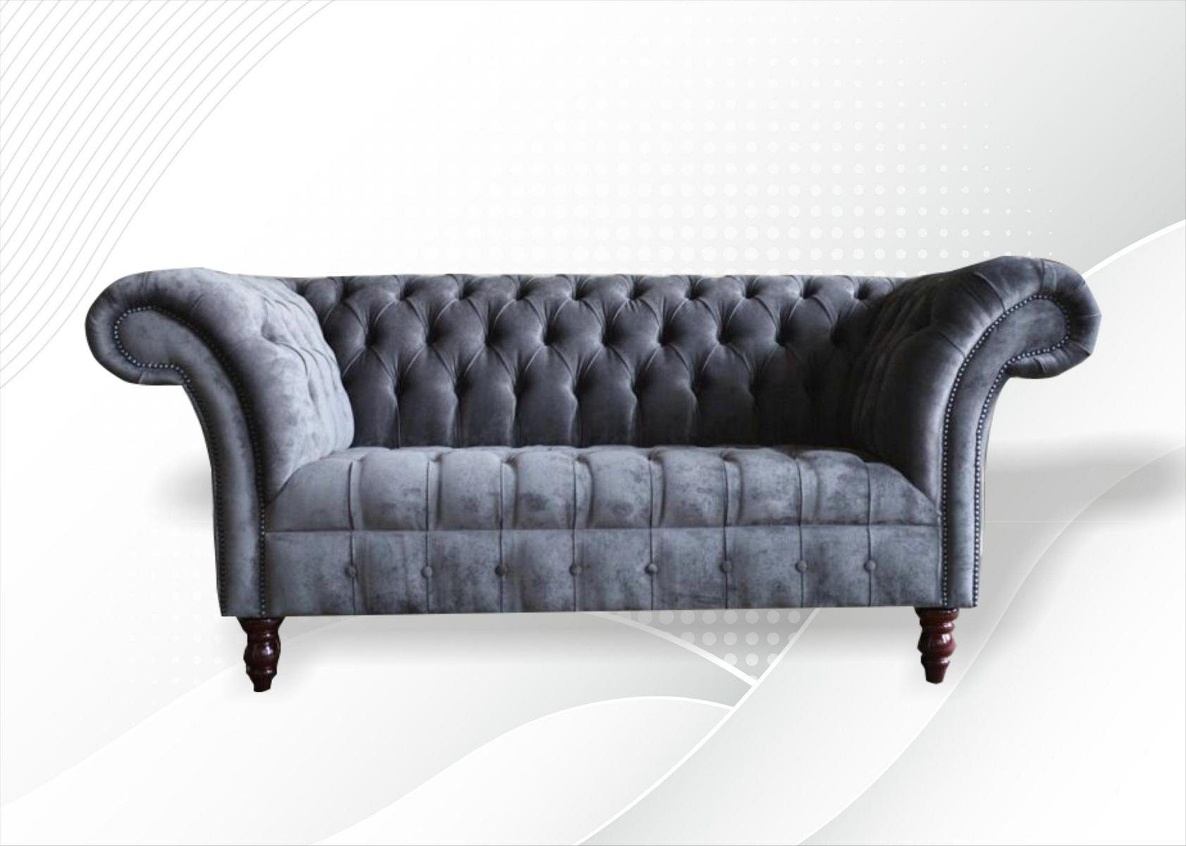 cm Chesterfield-Sofa, Design Sitzer Chesterfield JVmoebel Sofa 2 Couch 185