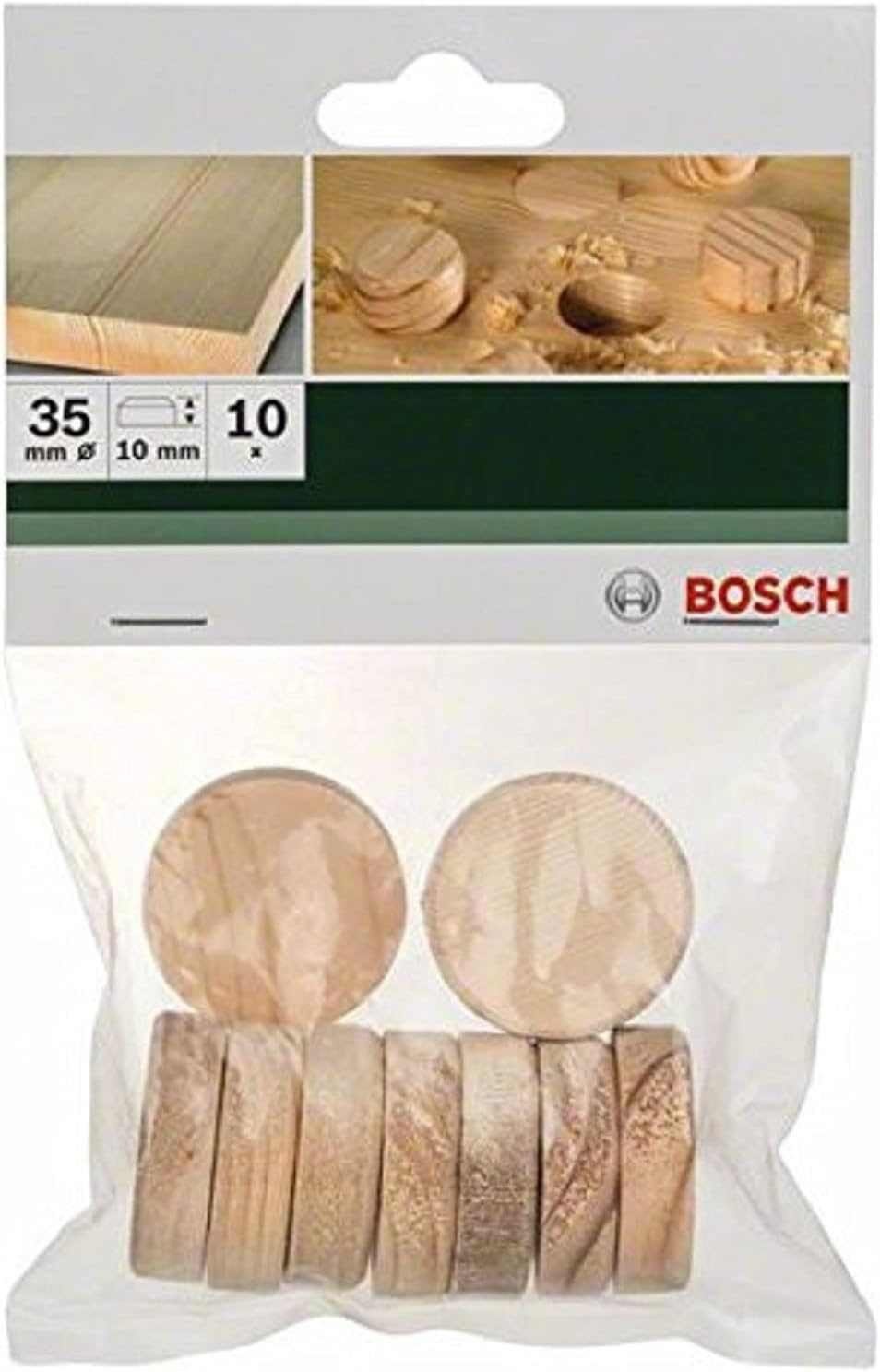 10 Holzzapfen Ø Stk 35 Bohrfutter BOSCH mm Bosch