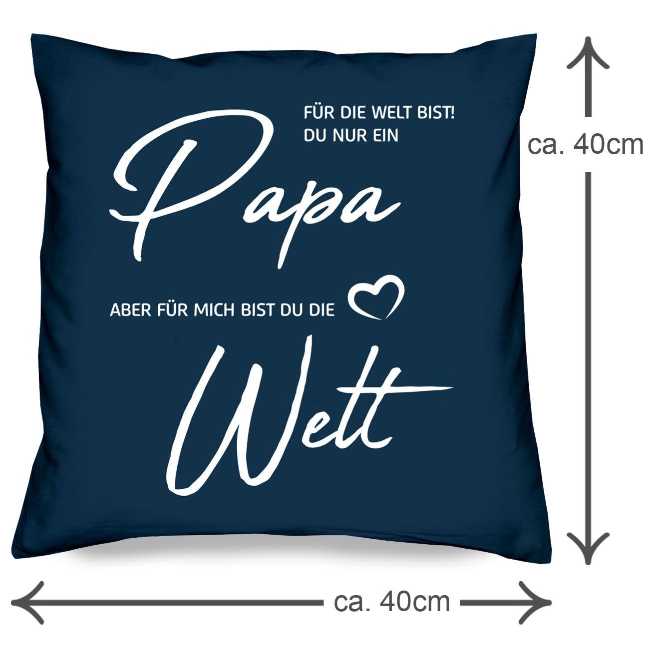 zum Geschenk Vatertagsgeschenk Geburtstagsgeschenk Weihnachtsgeschenk Weihnachten, Kissen Geburtstag Soreso® Dekokissen Socken Vatertag für Papa +