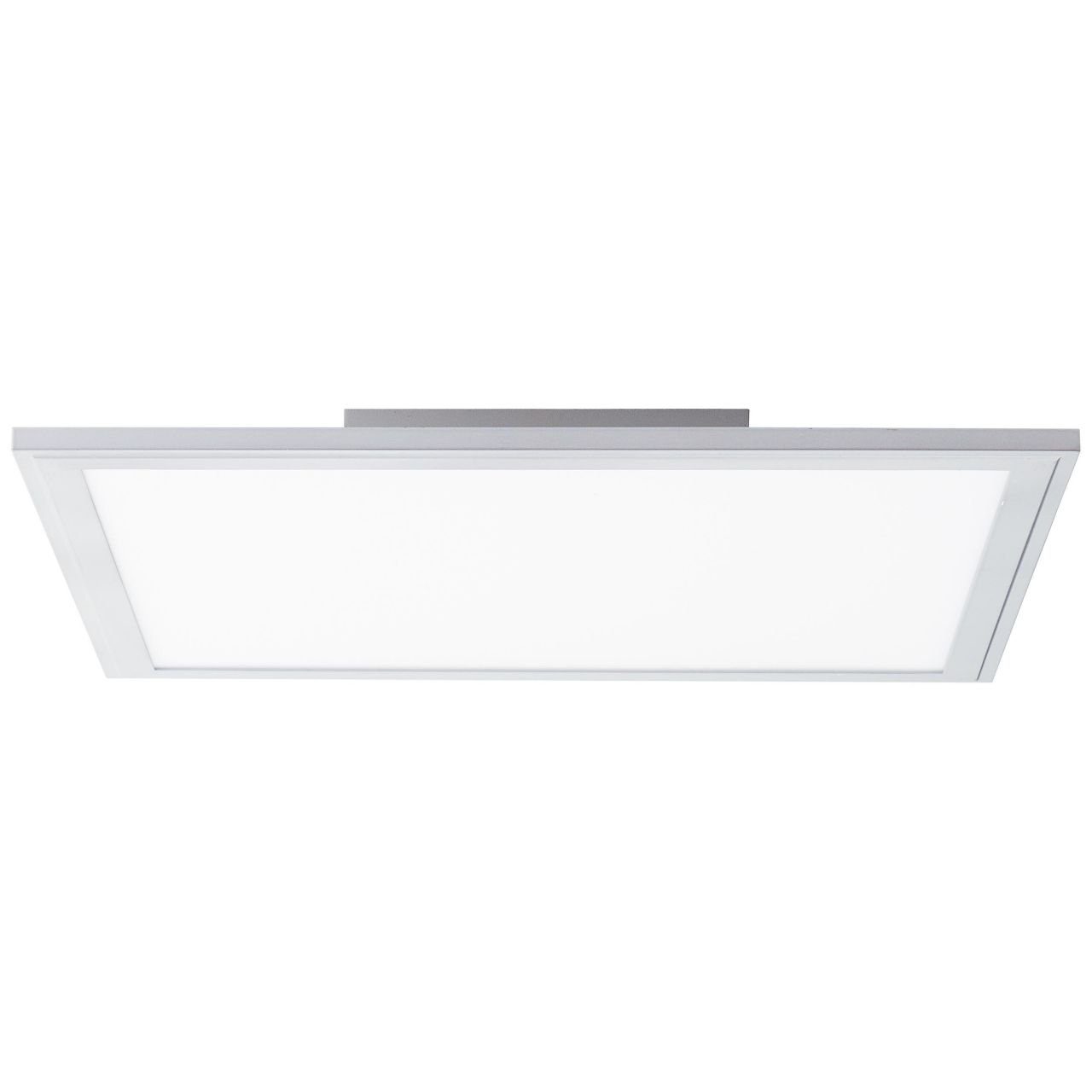 Brilliant Deckenleuchte Flat, 40x40cm L Flat silber LED LED integriert, 1x 24W Deckenaufbau-Paneel