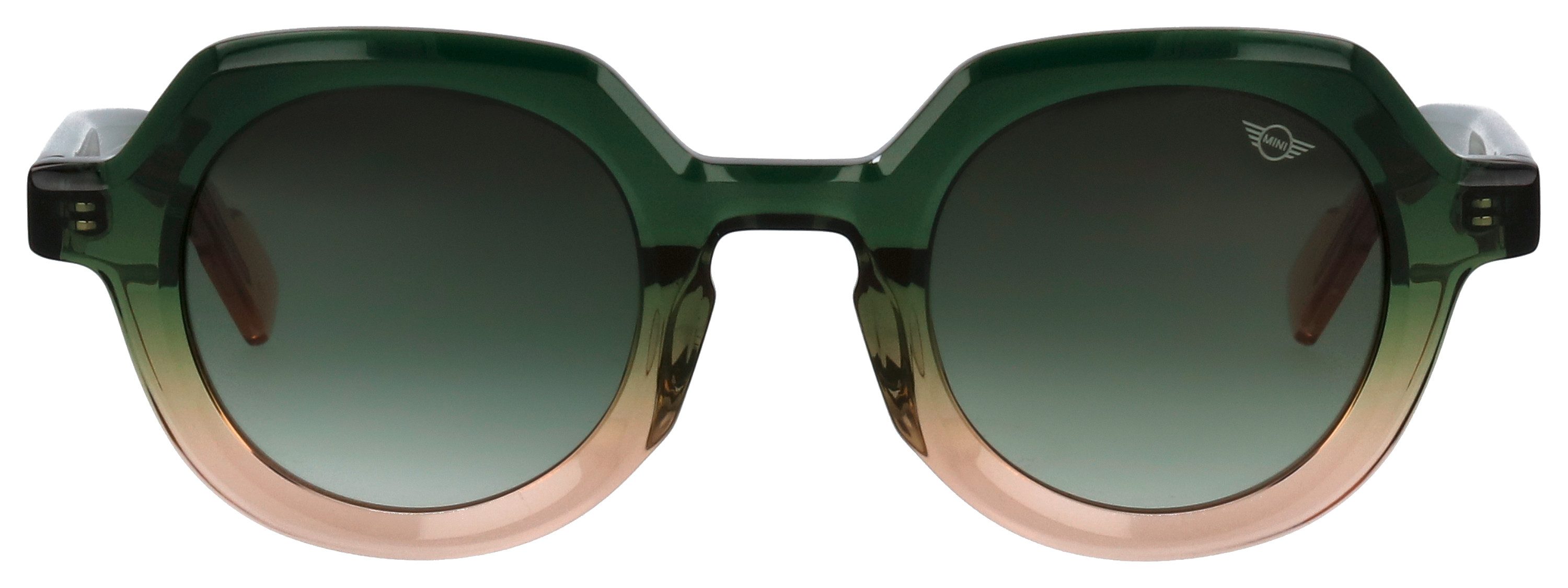 MINI EYEWEAR Sonnenbrille Modell 746036 Form Hexagon, Logoschriftzug auf Bügel, Kunststofffassung