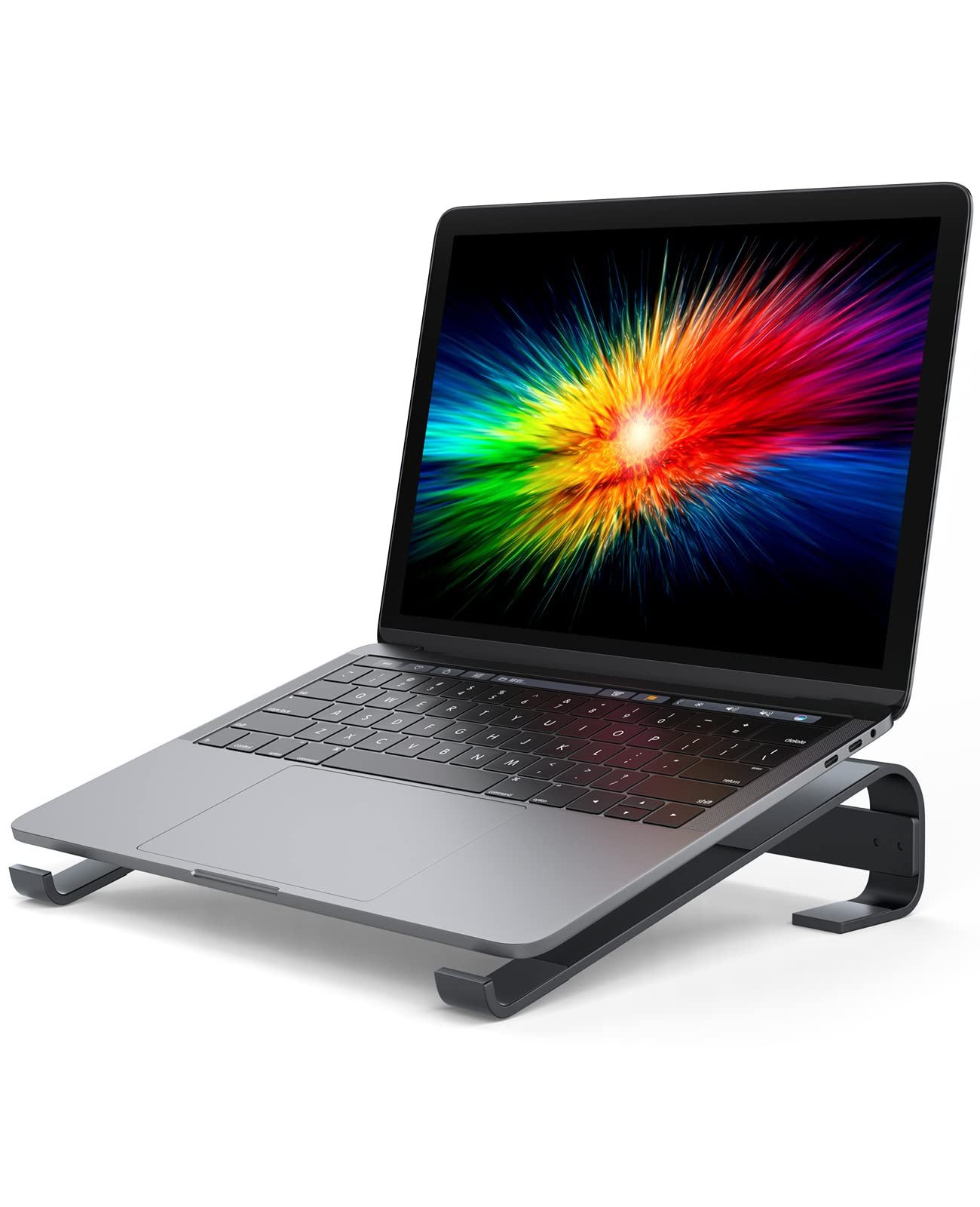FOUORTUNATE-BEE Laptop-Ständer Ergonomischer Laptopständer aus Aluminium mit Belüftung