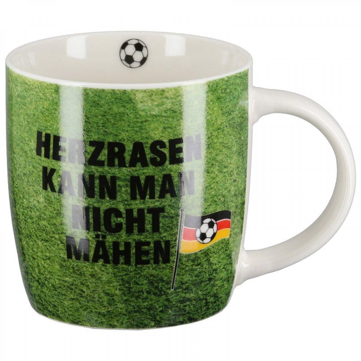 GILDE Tasse Henkelbecher Fußball Herzrasen