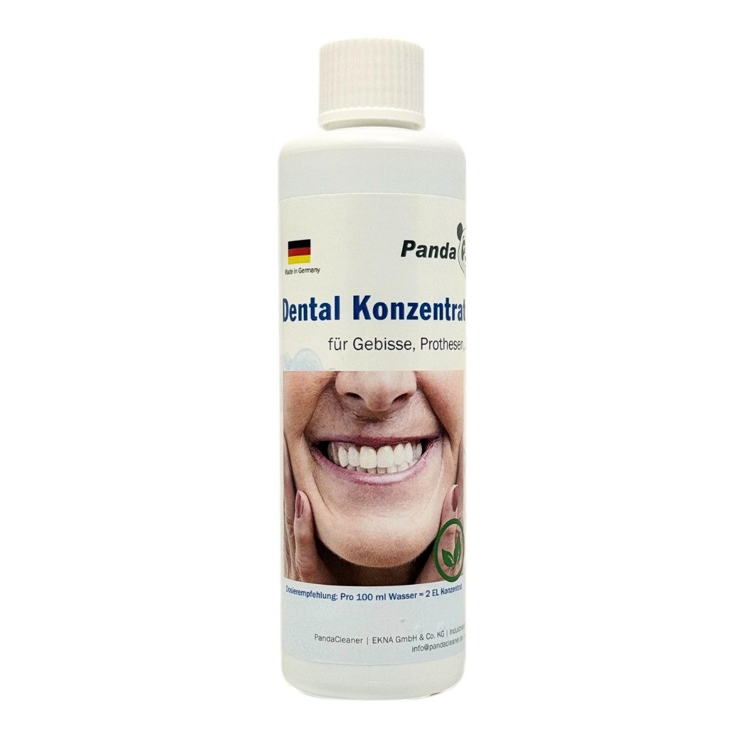 PandaCleaner Dental Konzentrat Ultraschallreiniger - Für Gebisse & Prothesen Reinigungskonzentrat (1-St. 250ml Reinigungsflüssigkeit)