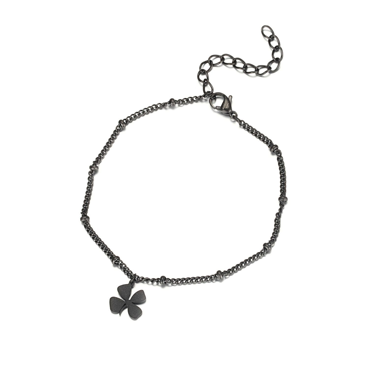 Kingka Fußkette Fußkette "Kleeblatt" günstig online kaufen