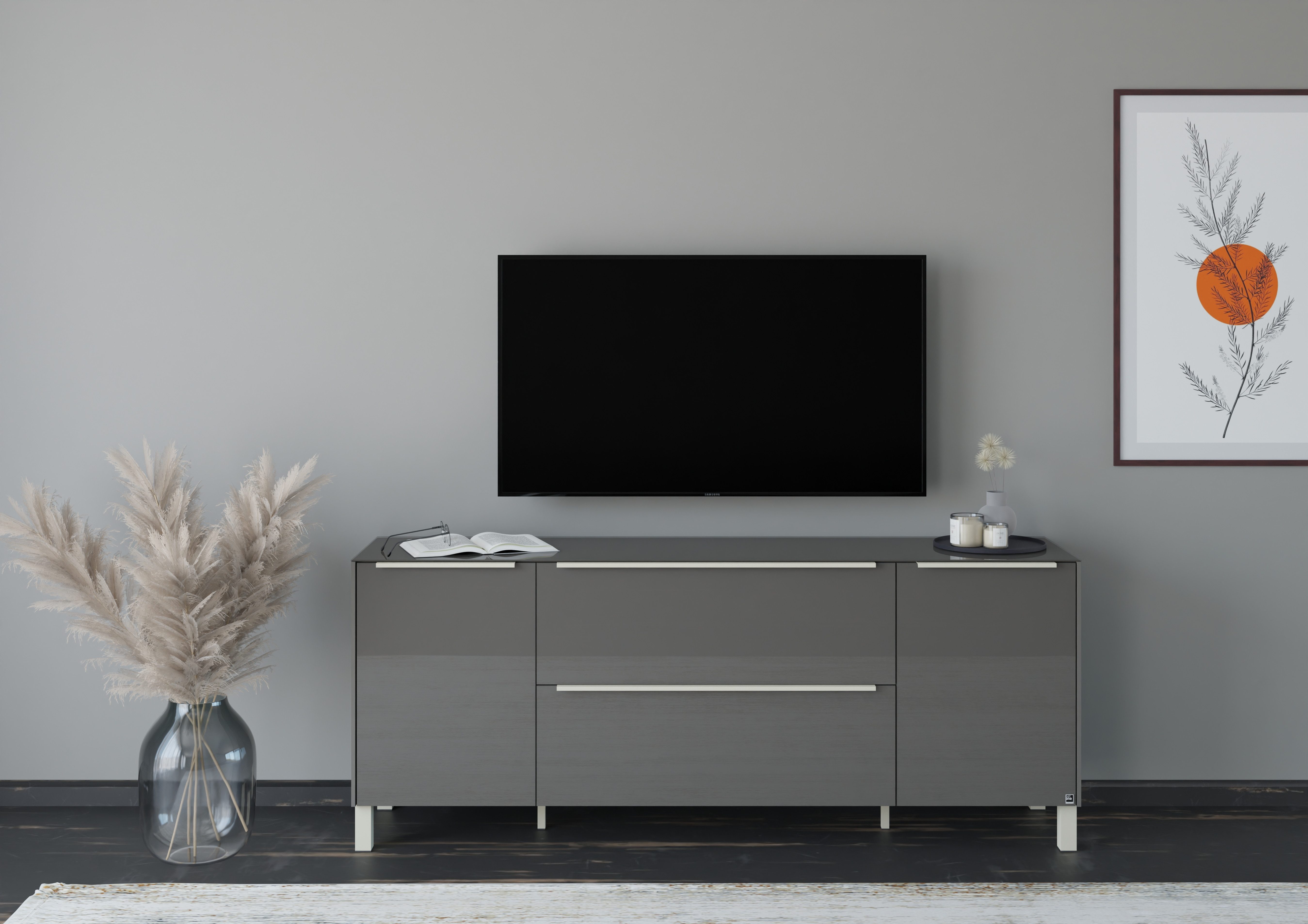 set one by Musterring Lowboard Reno (1 St), Mit Vierkantfuß in diversen Farben, 75 cm Höhe & Farbauswahl