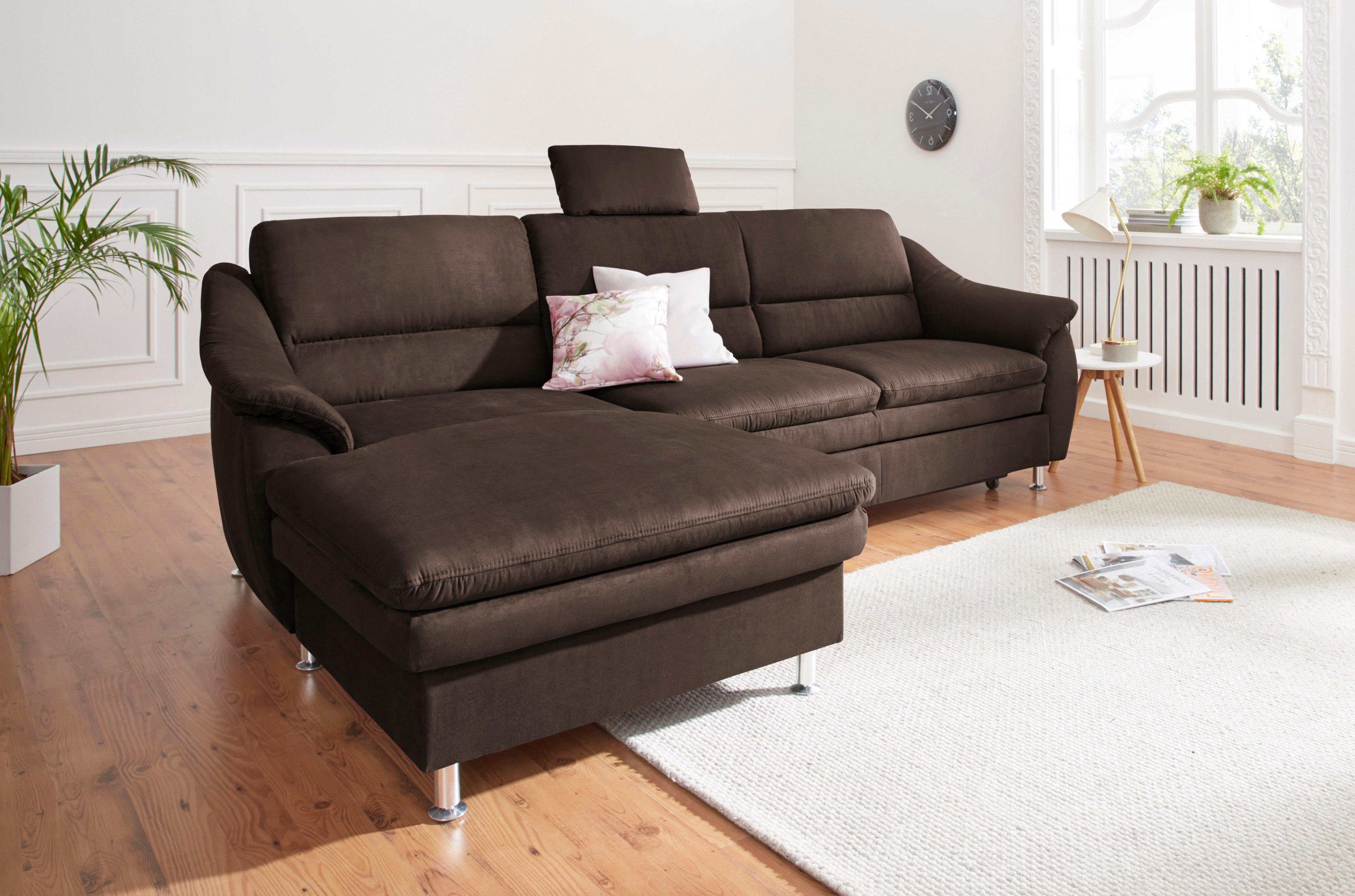 sit&more Ecksofa Cardoso L-Form, mit Federkern, günstig online kaufen