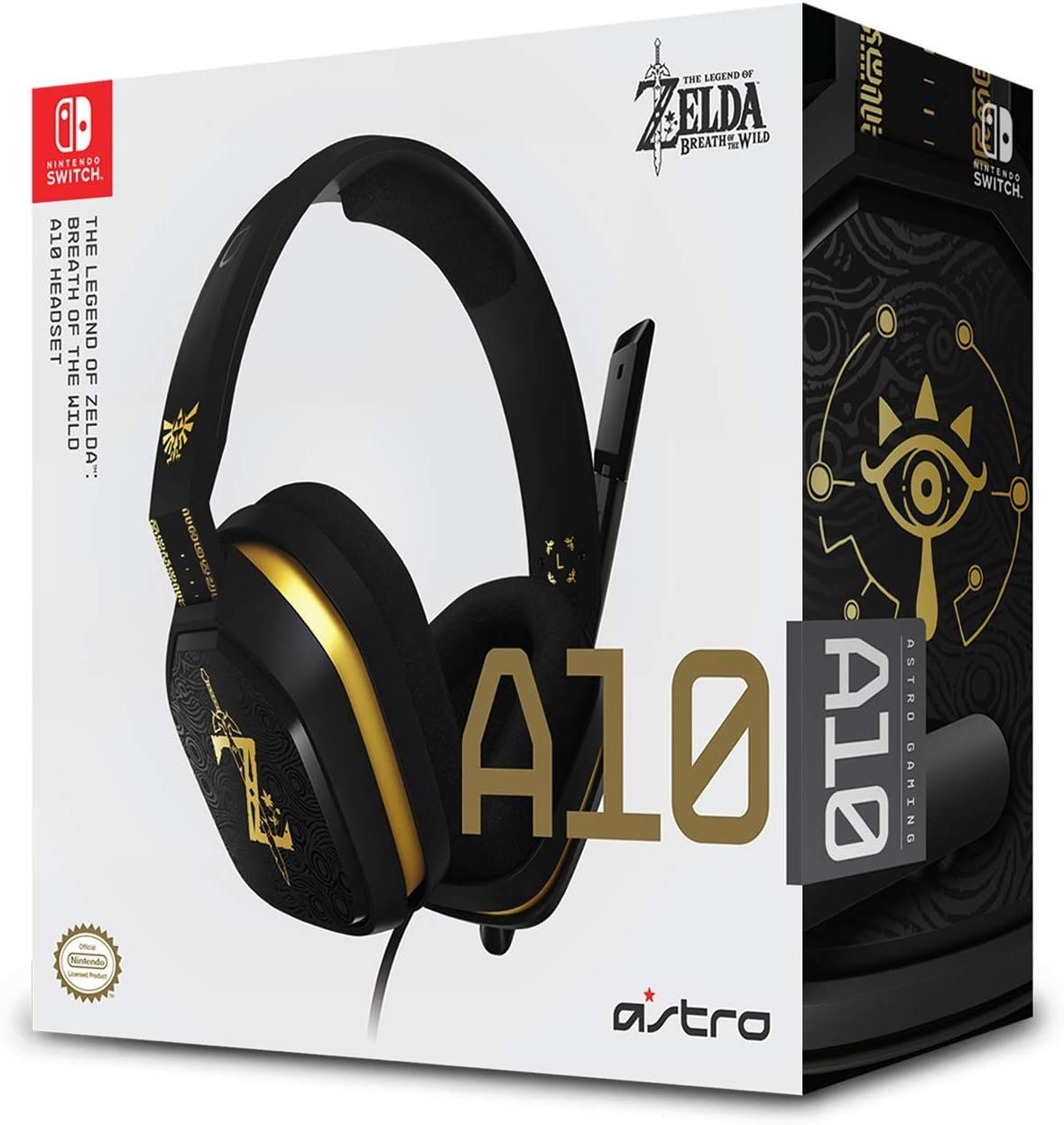 ASTRO Gaming A10 Ga­ming-Head­set mit Kabel, Zelda Edition Kopfhörer