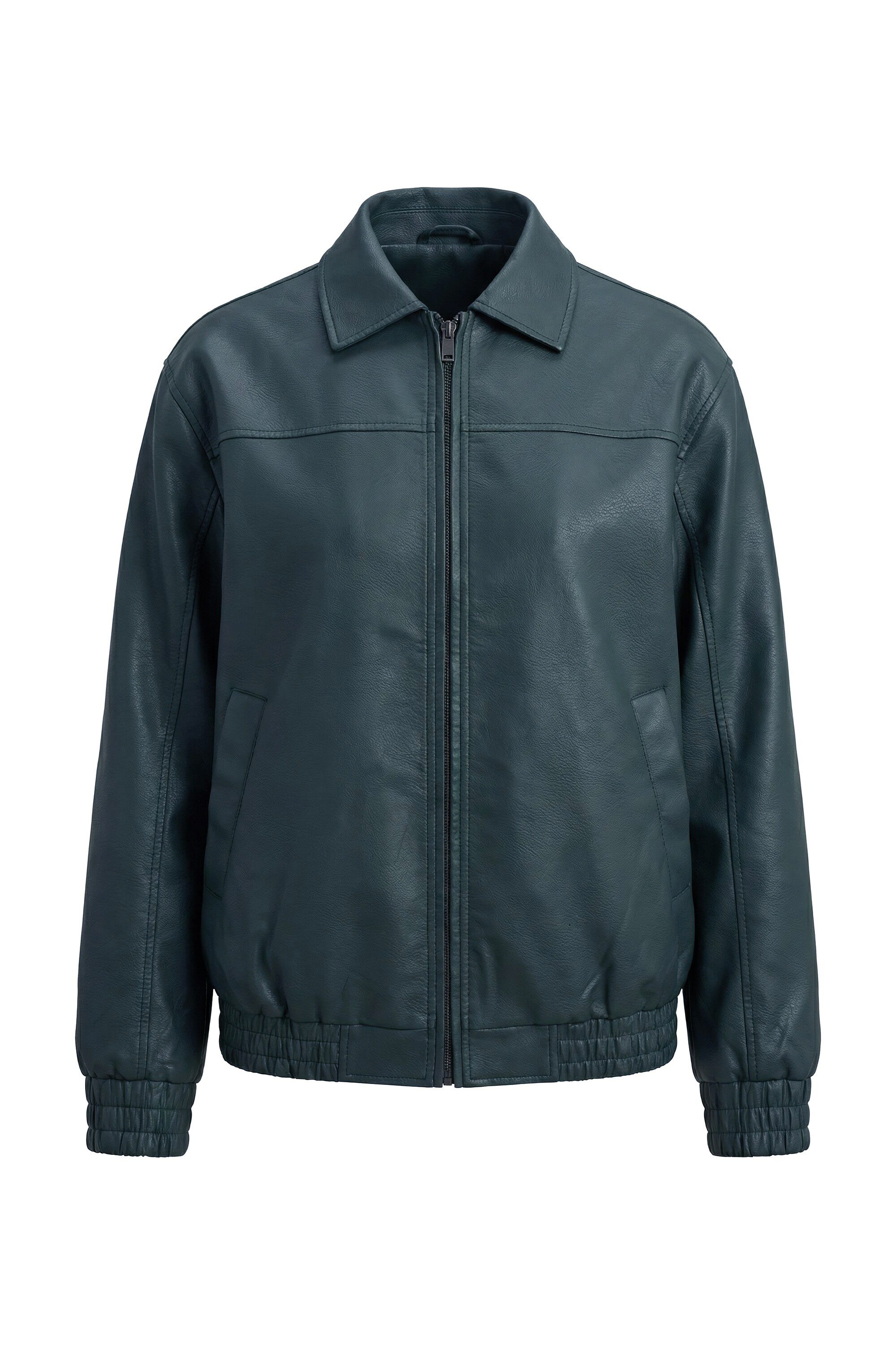 Studio Untold Sommerjacke Blouson Boxy oversized Shape Lederoptik günstig online kaufen