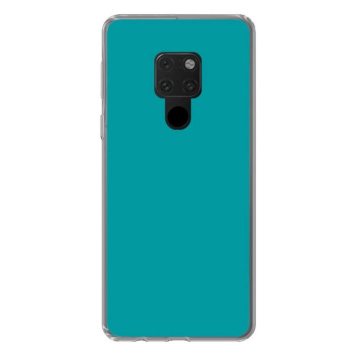 MuchoWow Handyhülle Blau - Aqua - Muster Phone Case Handyhülle Huawei Mate 20 Silikon Schutzhülle