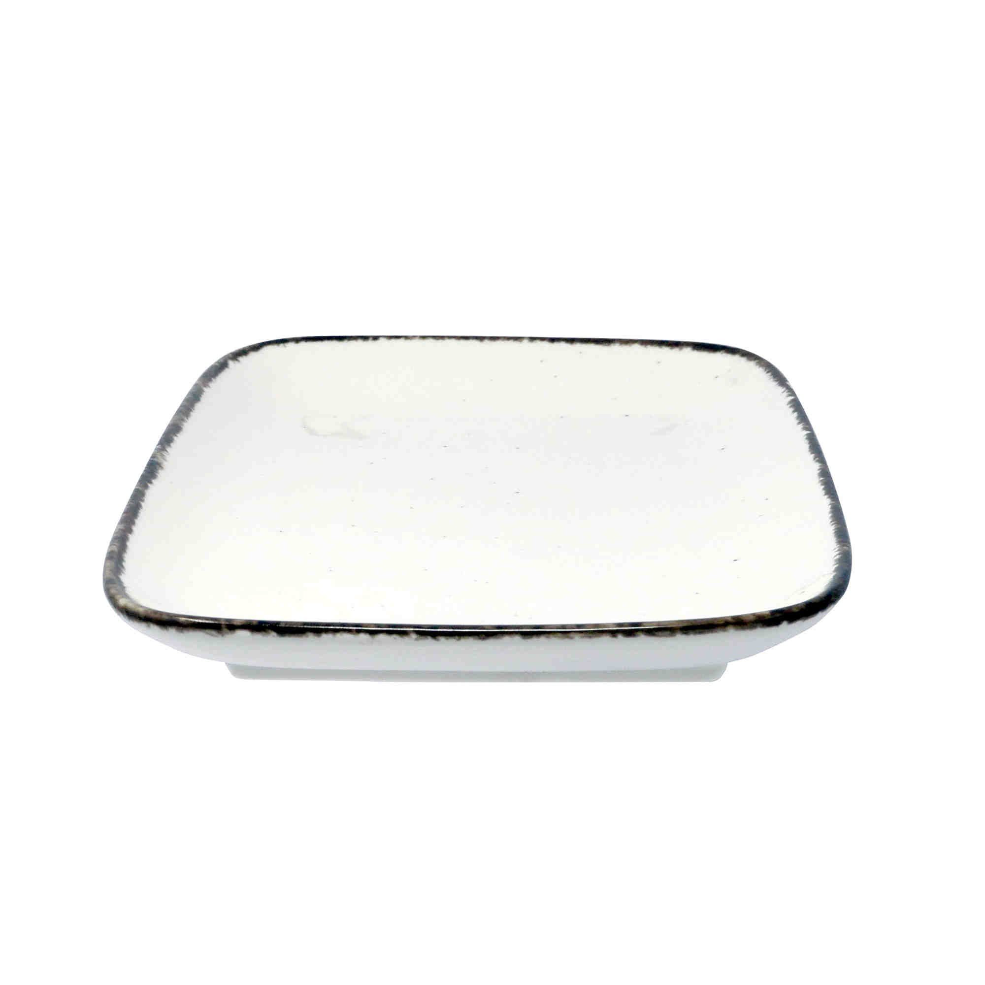 Breker Servierplatte & creme Platte Casa rechteck. Porzellan Ritzenhoff 24x15,5cm,