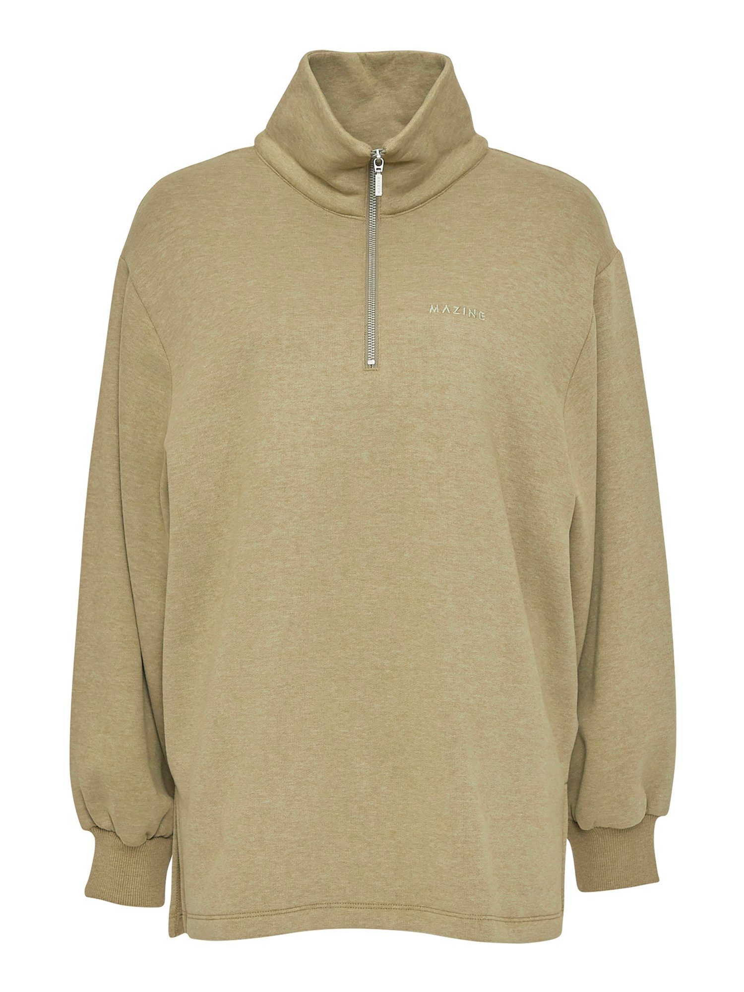 MAZINE Sweatshirt Barry Half Zip sportlich gemütlich